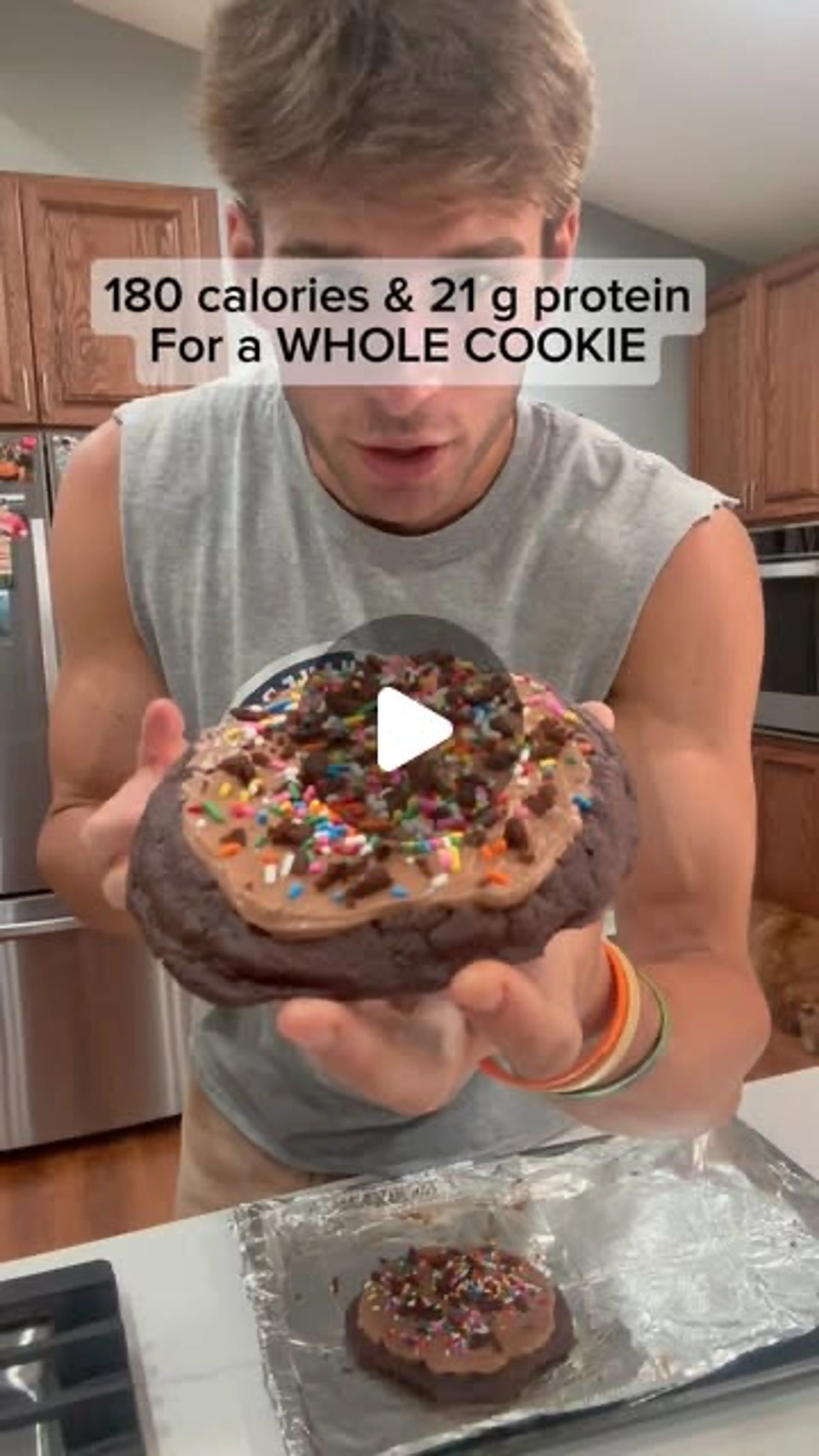 180 Calories & 21 Grams of Protein for a Whole Cookie… New V