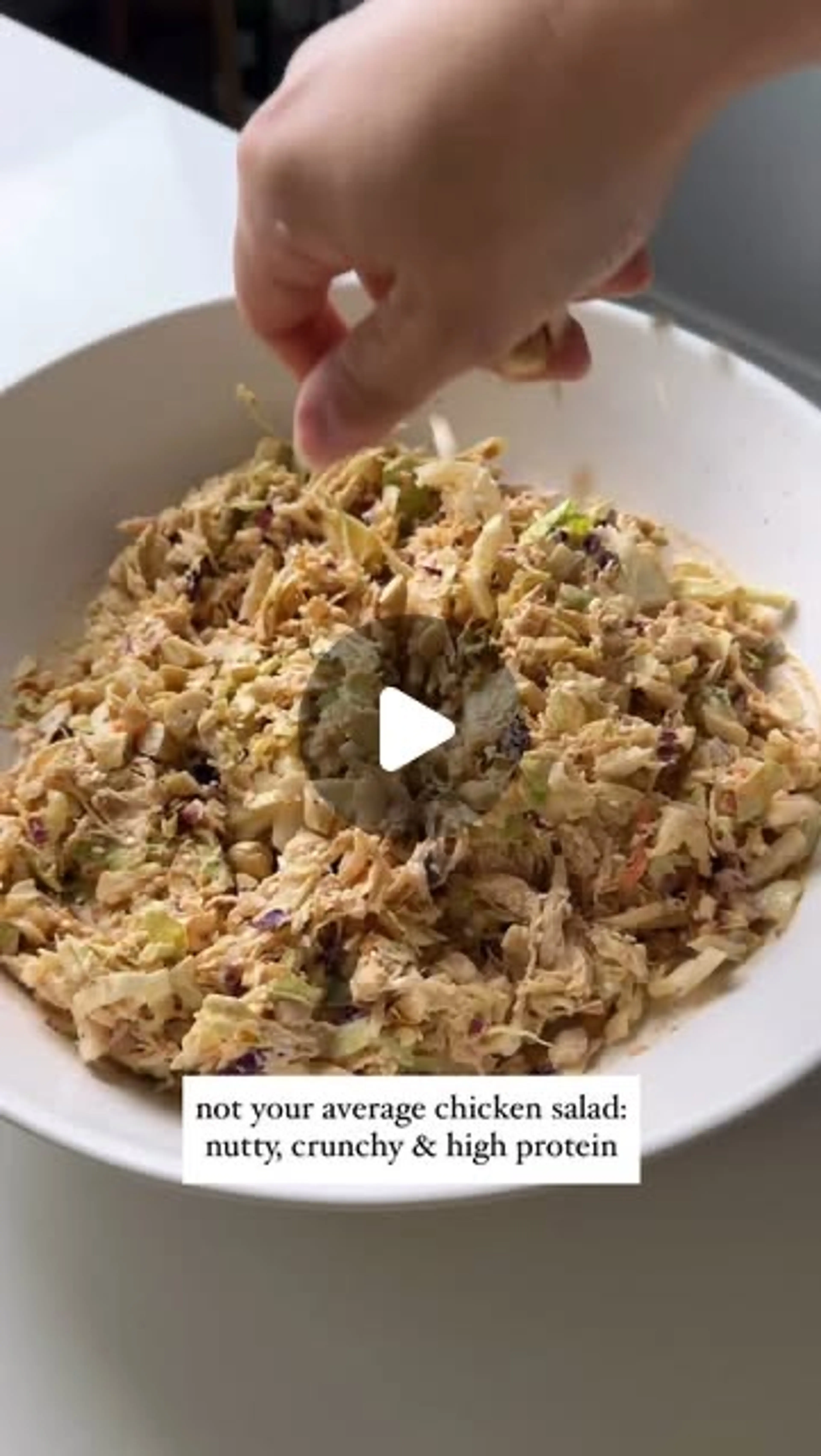 Peanut Crunch Chicken Salad