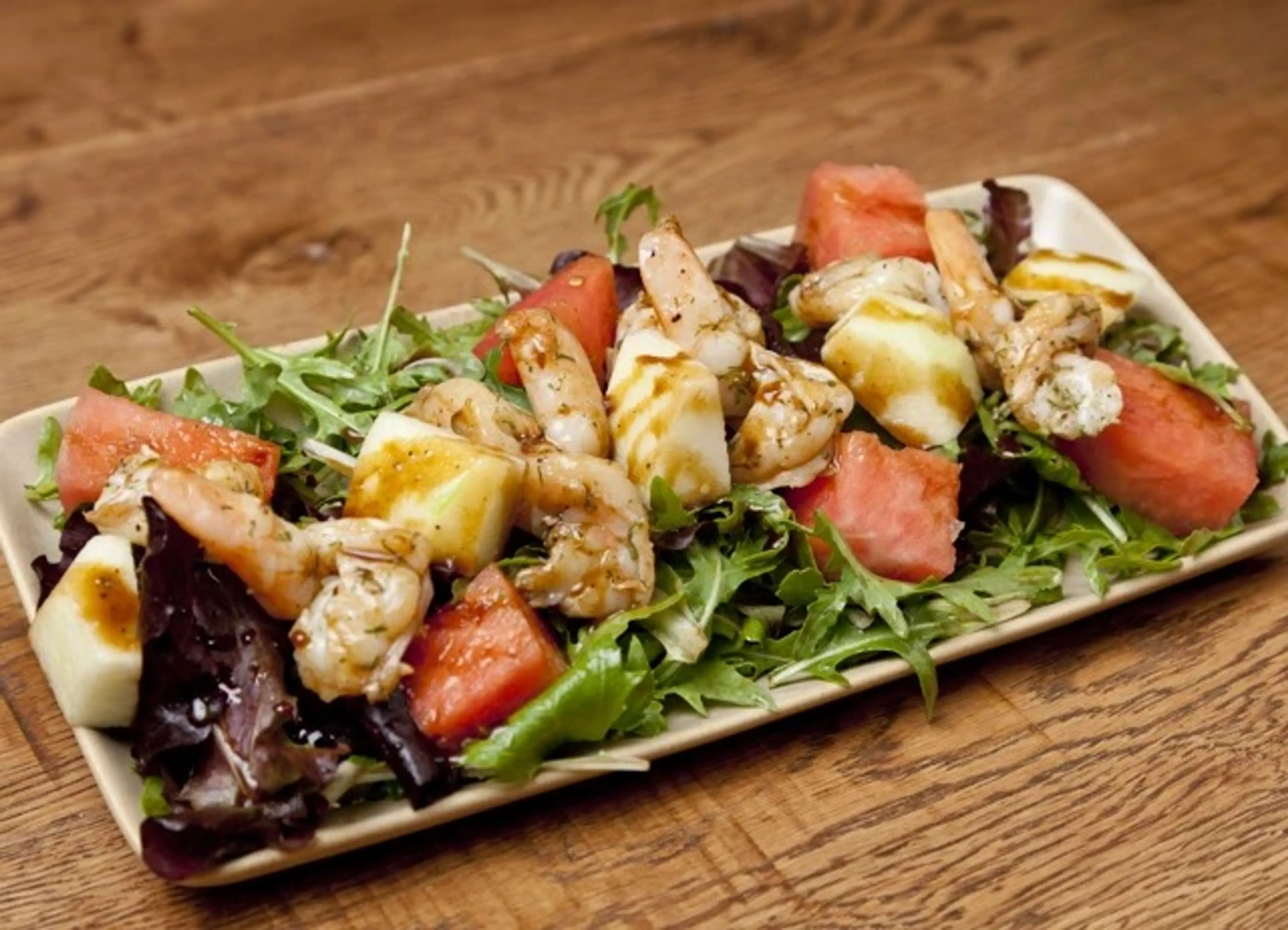 Prawn Melon And Rocket Salad