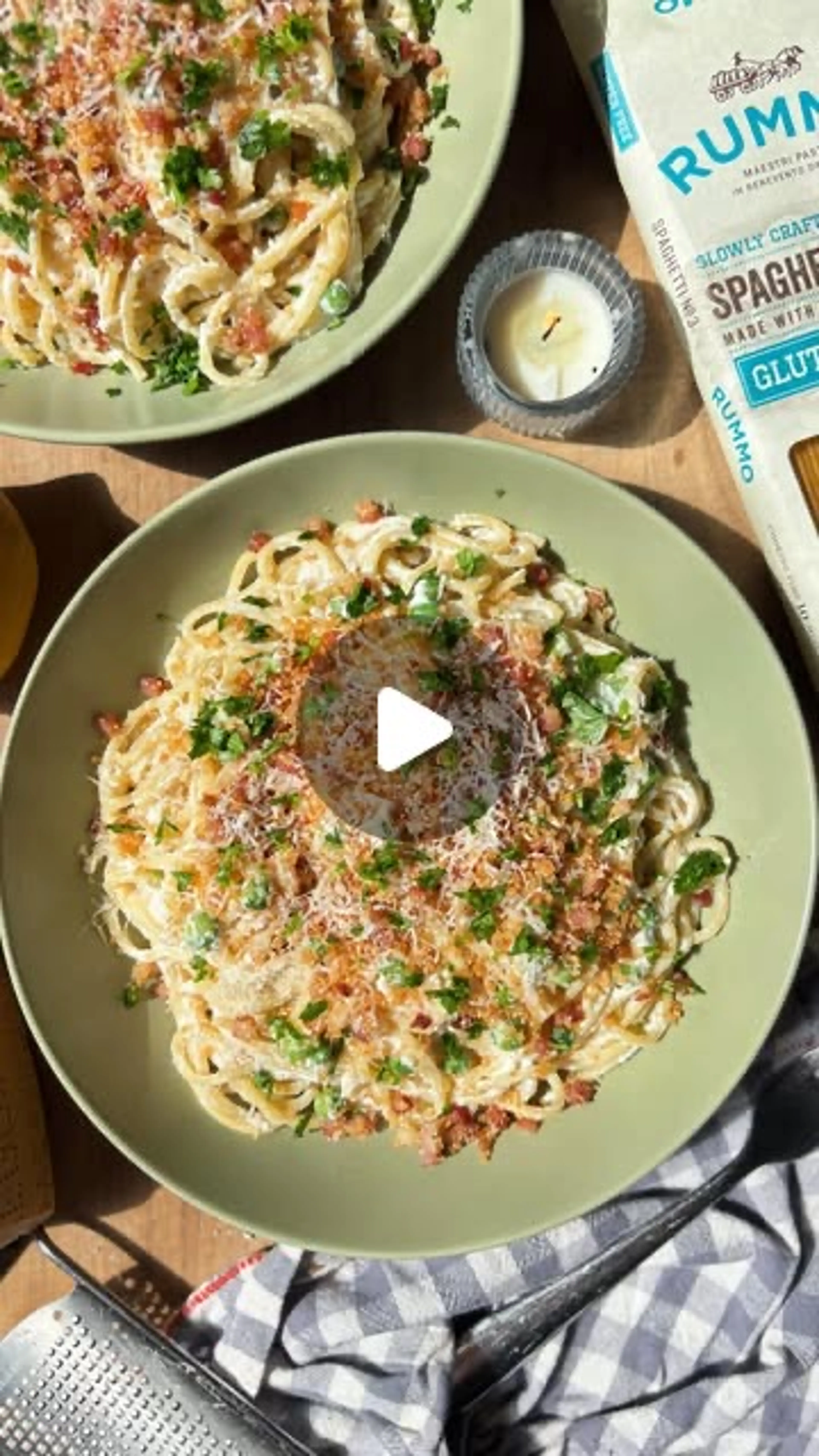 Pancetta & Peas Pasta