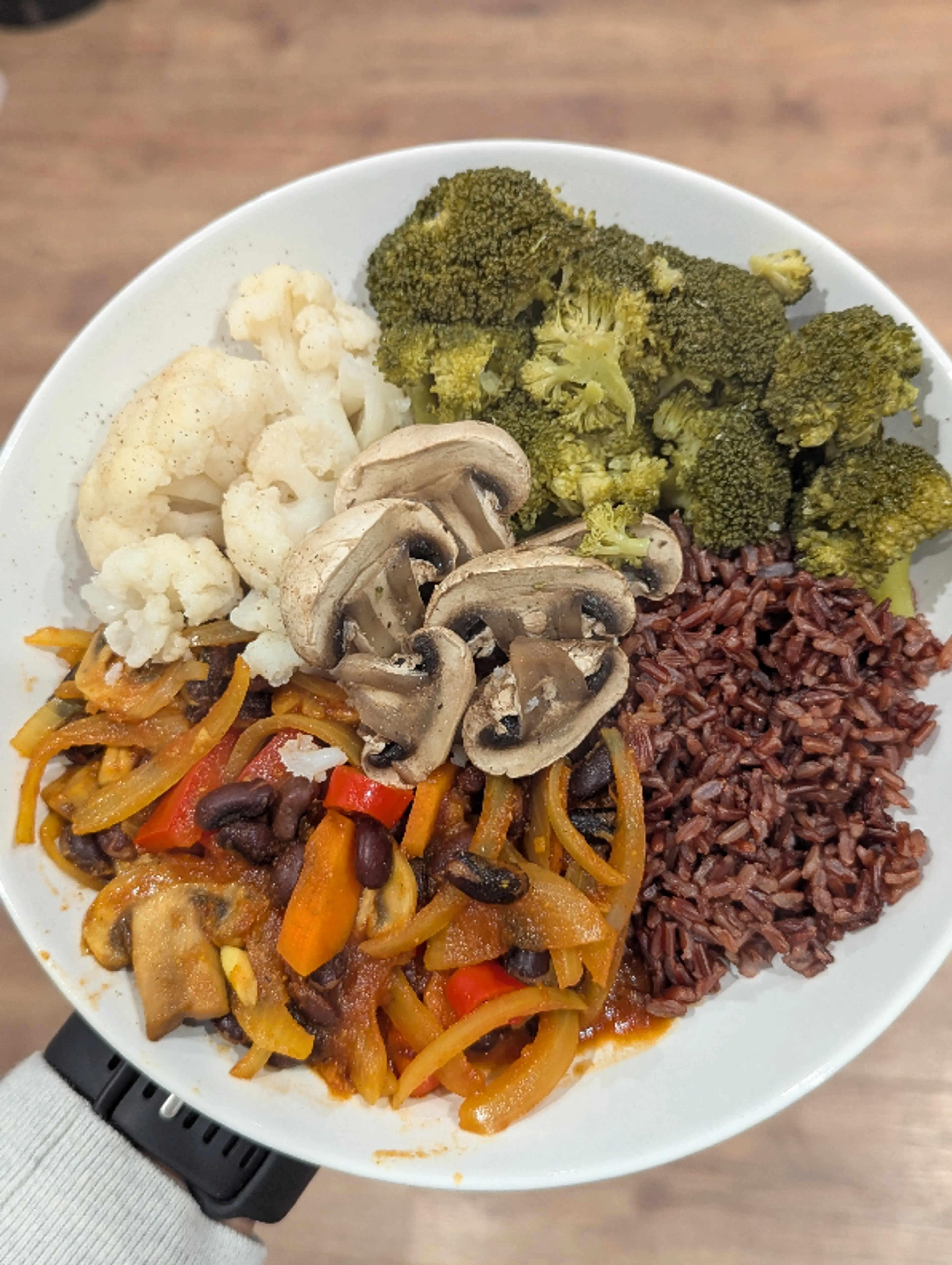 🌶️ Chili sin carne aux Champignons & Haricots Noirs