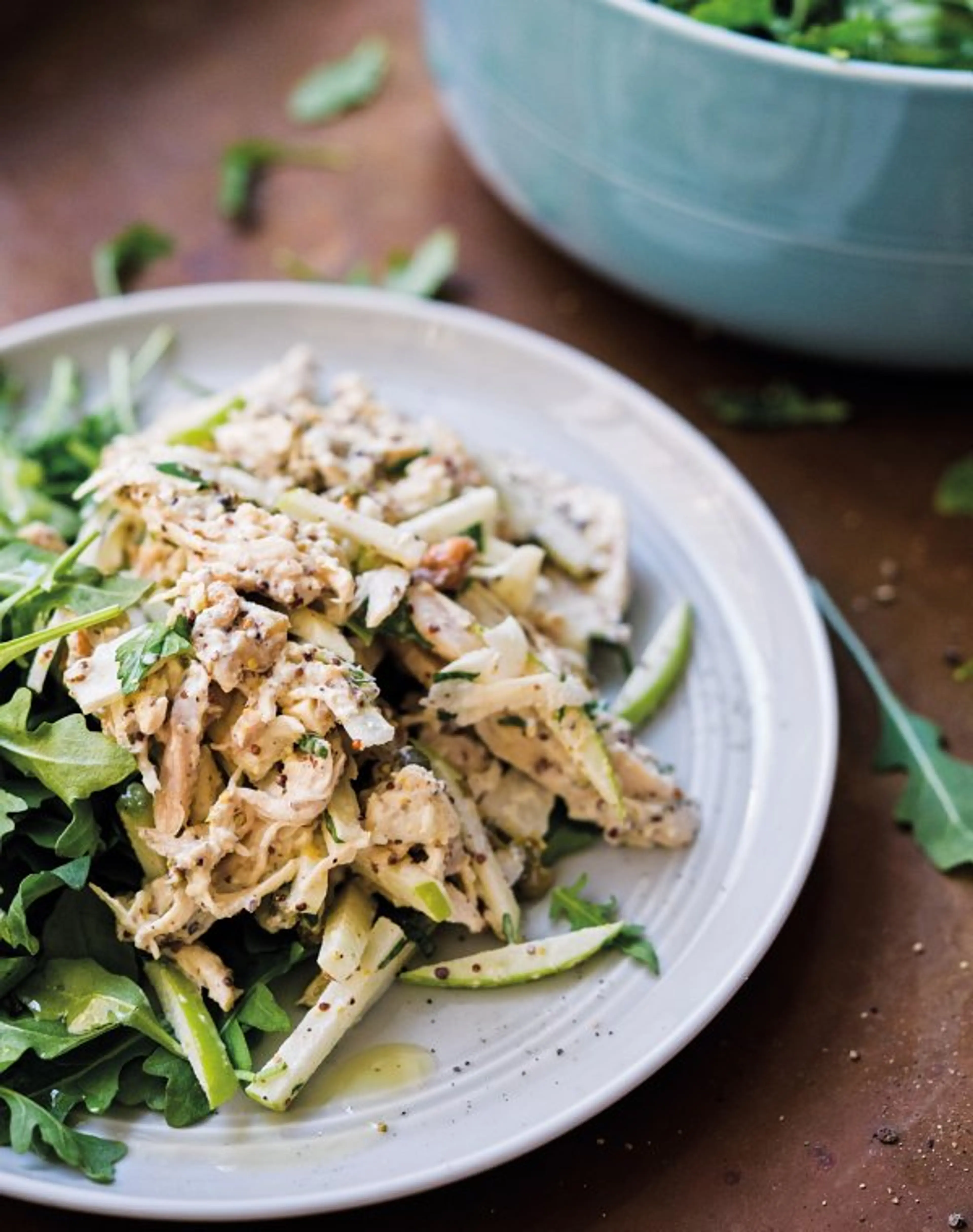Chicken Salad with Apple, Celery Root and Fennel