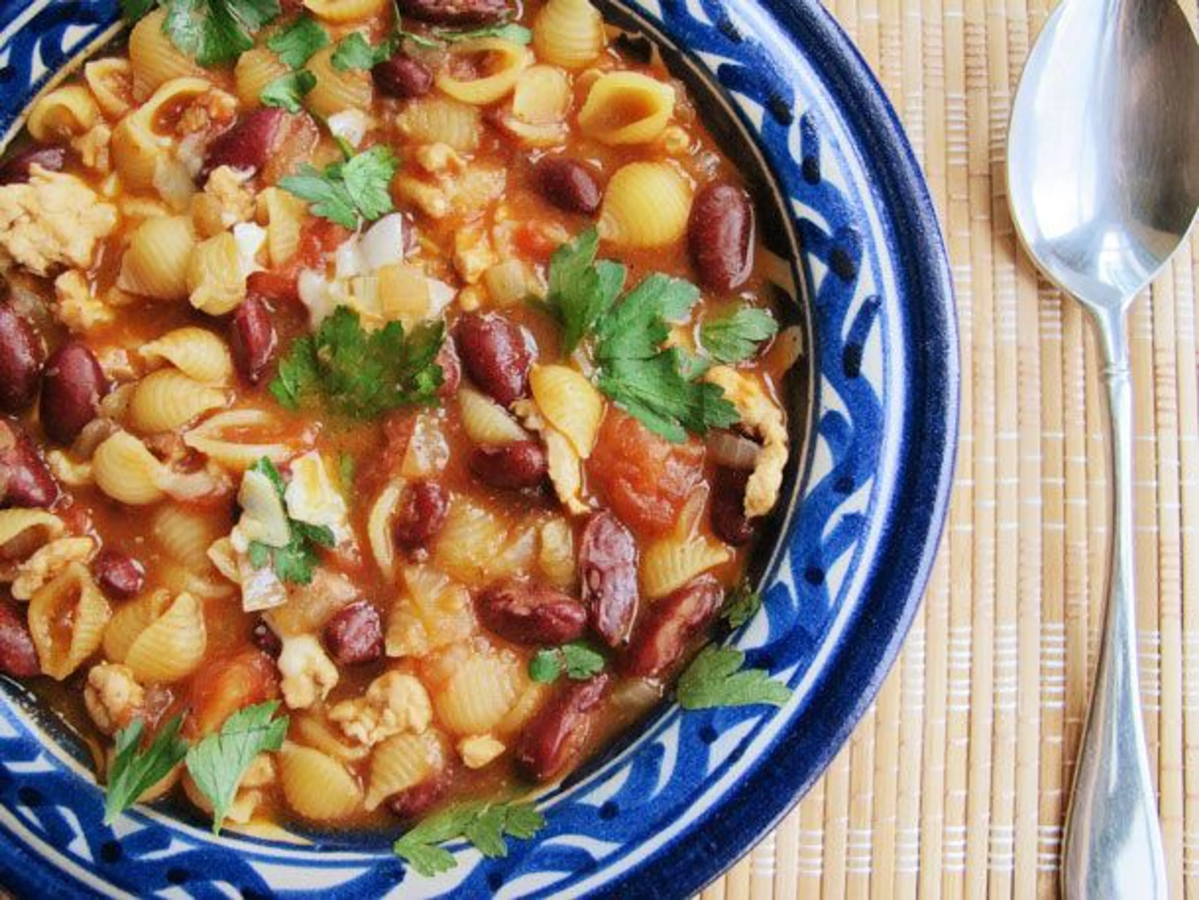 Chicken Pasta e Fagiole with Smoked Paprika