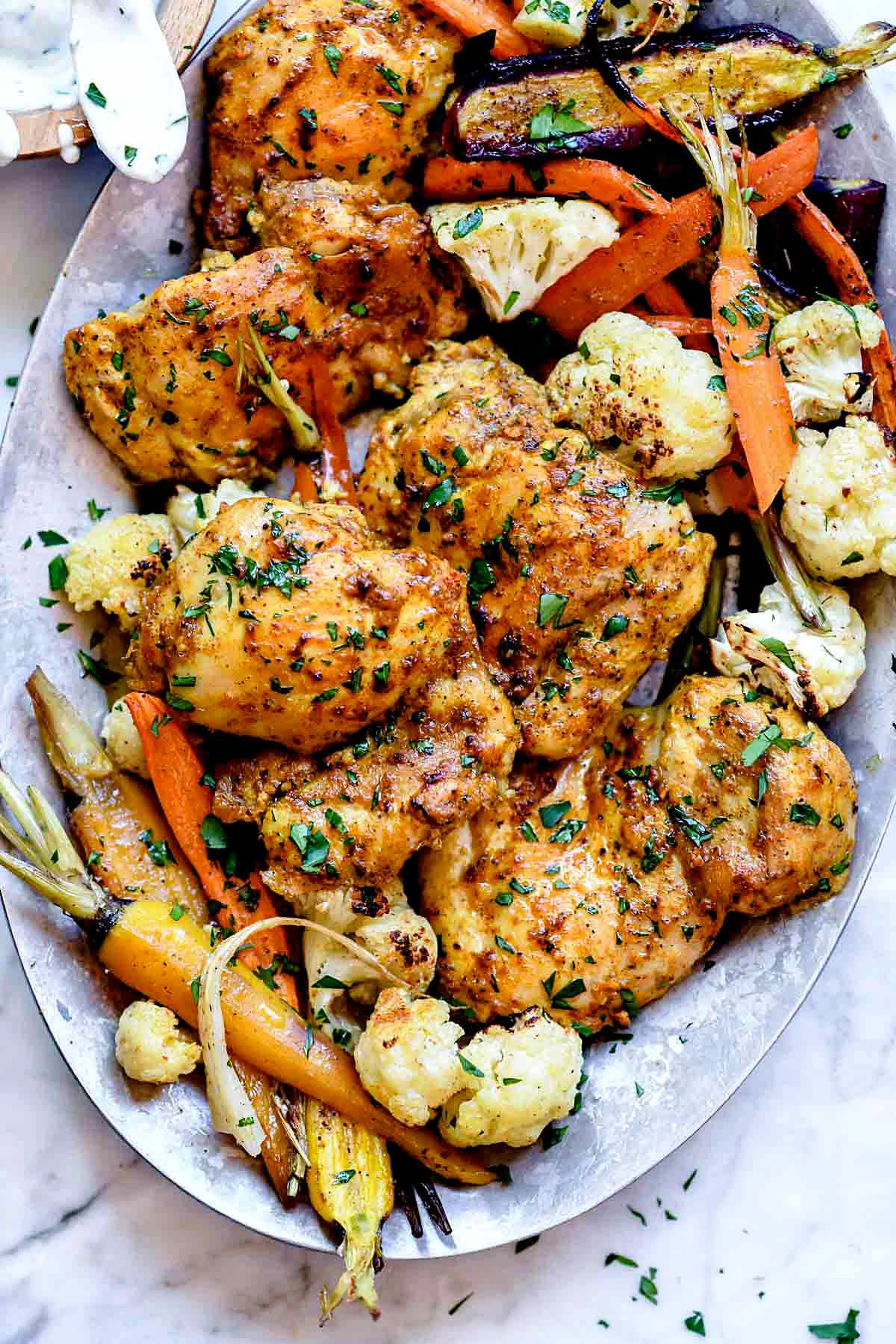 Tandoori Chicken and Vegetables