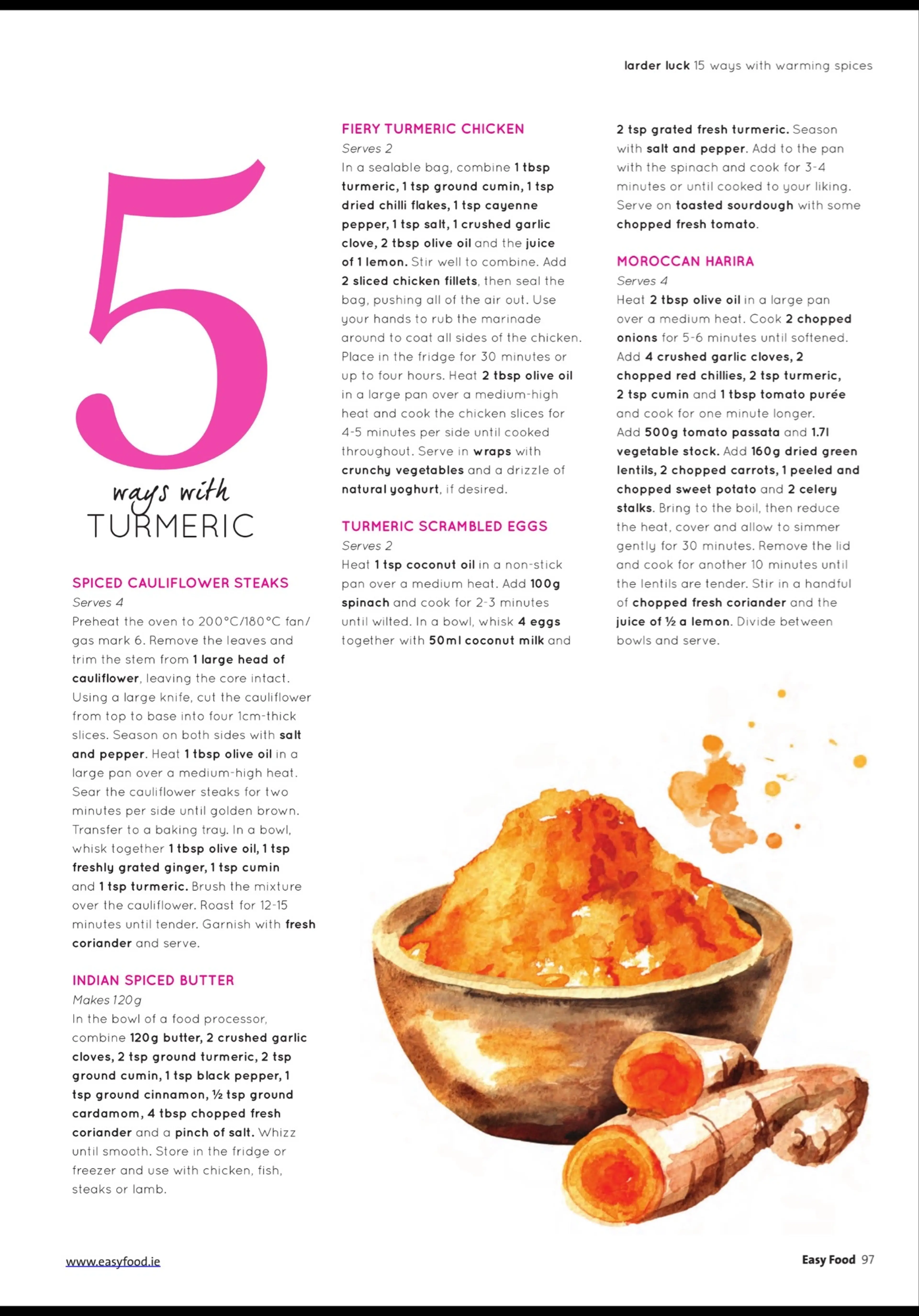 5 Ways With Tumeric