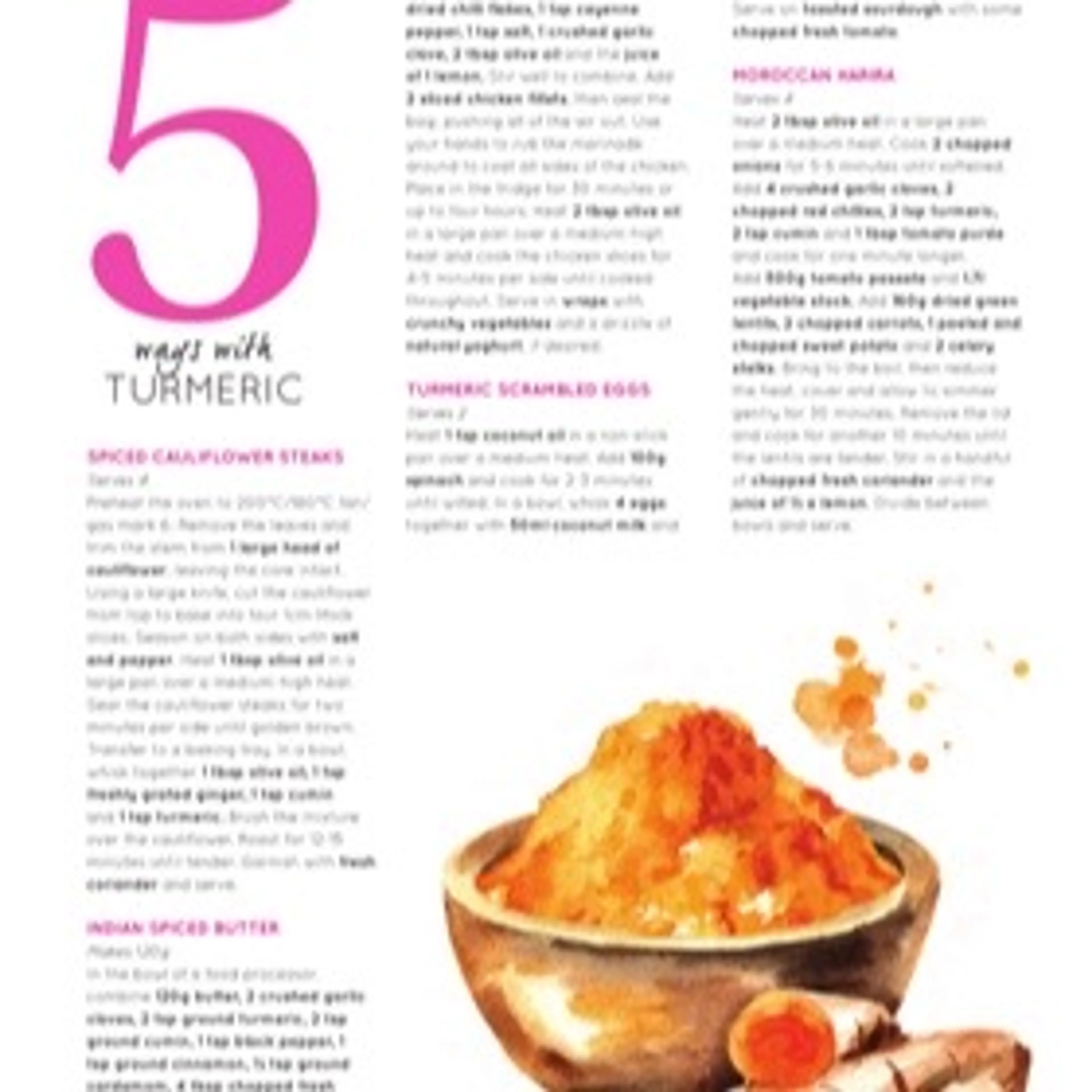 5 Ways With Tumeric