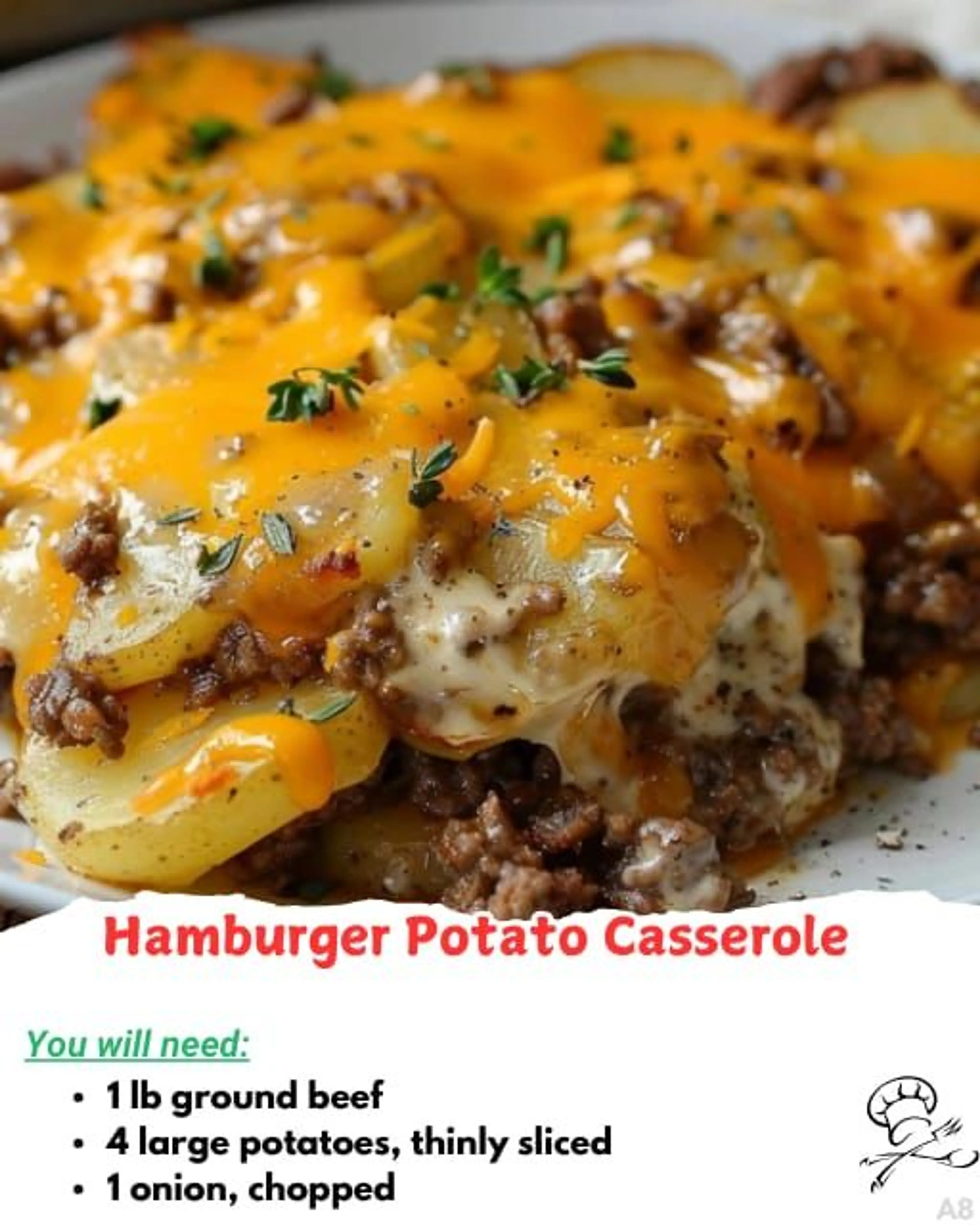Hamburger Potato Casserole