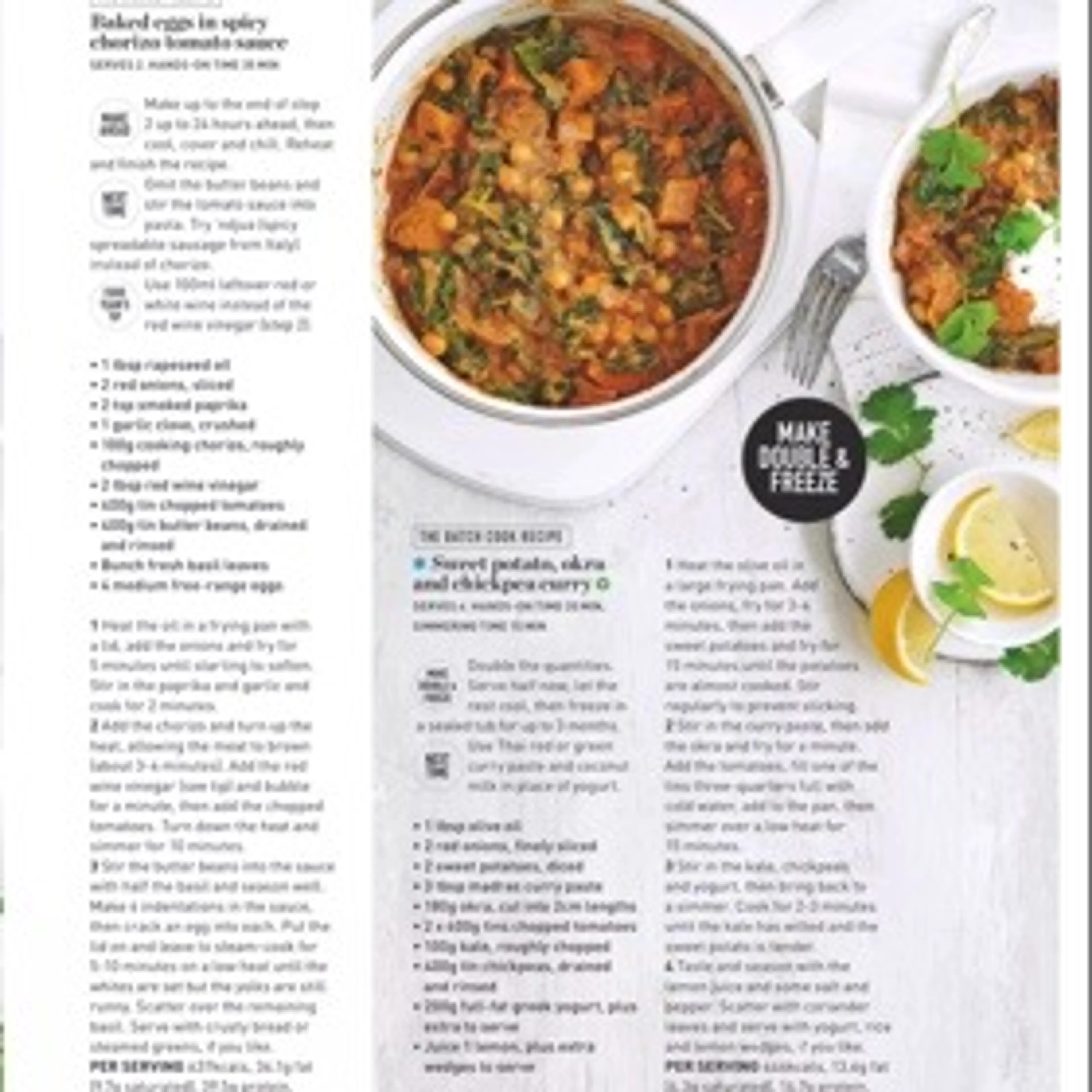 Sweet potato, okra and chickpea curry