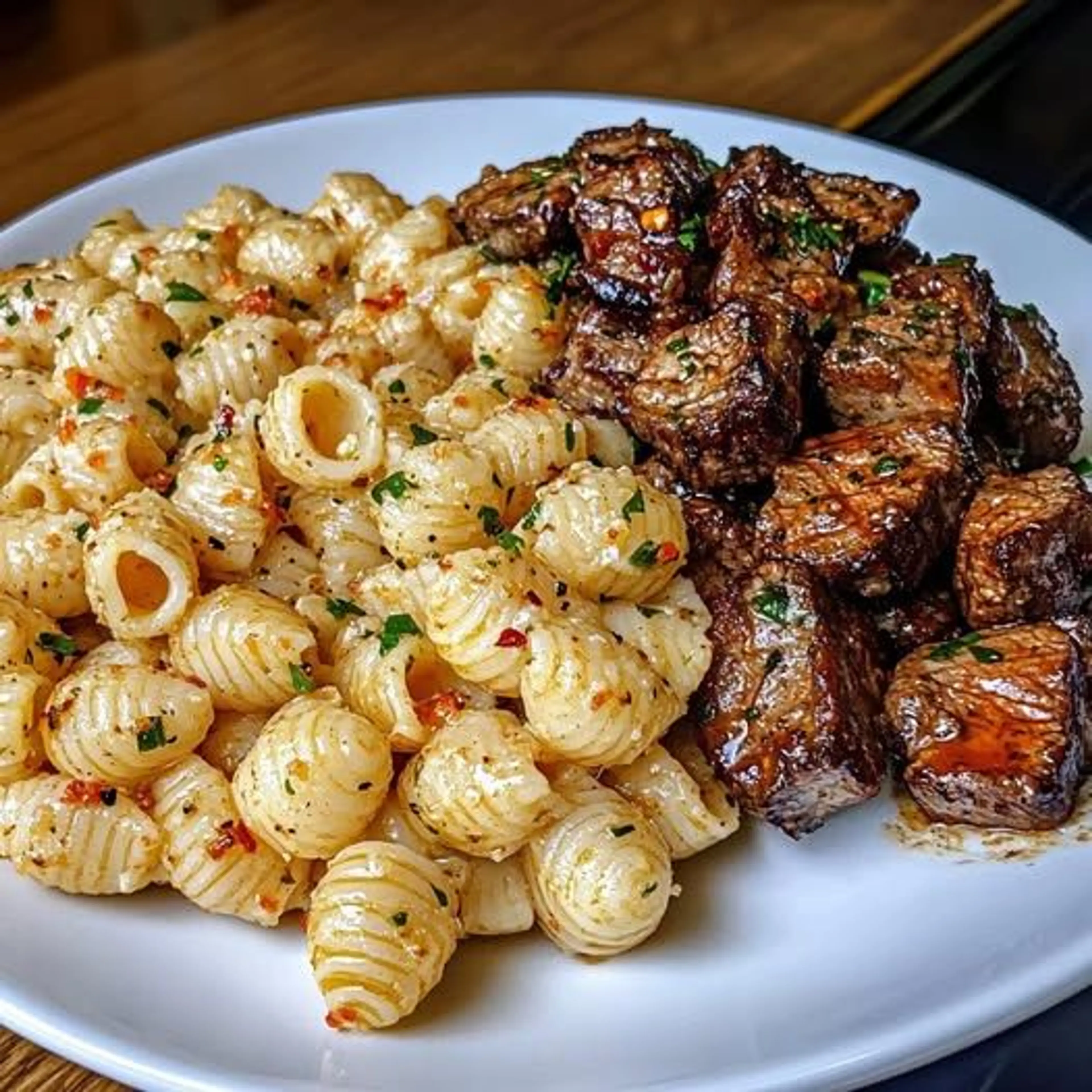 Garlic Butter Steak Bites & Jalapeño Ranch Cheddar Shells