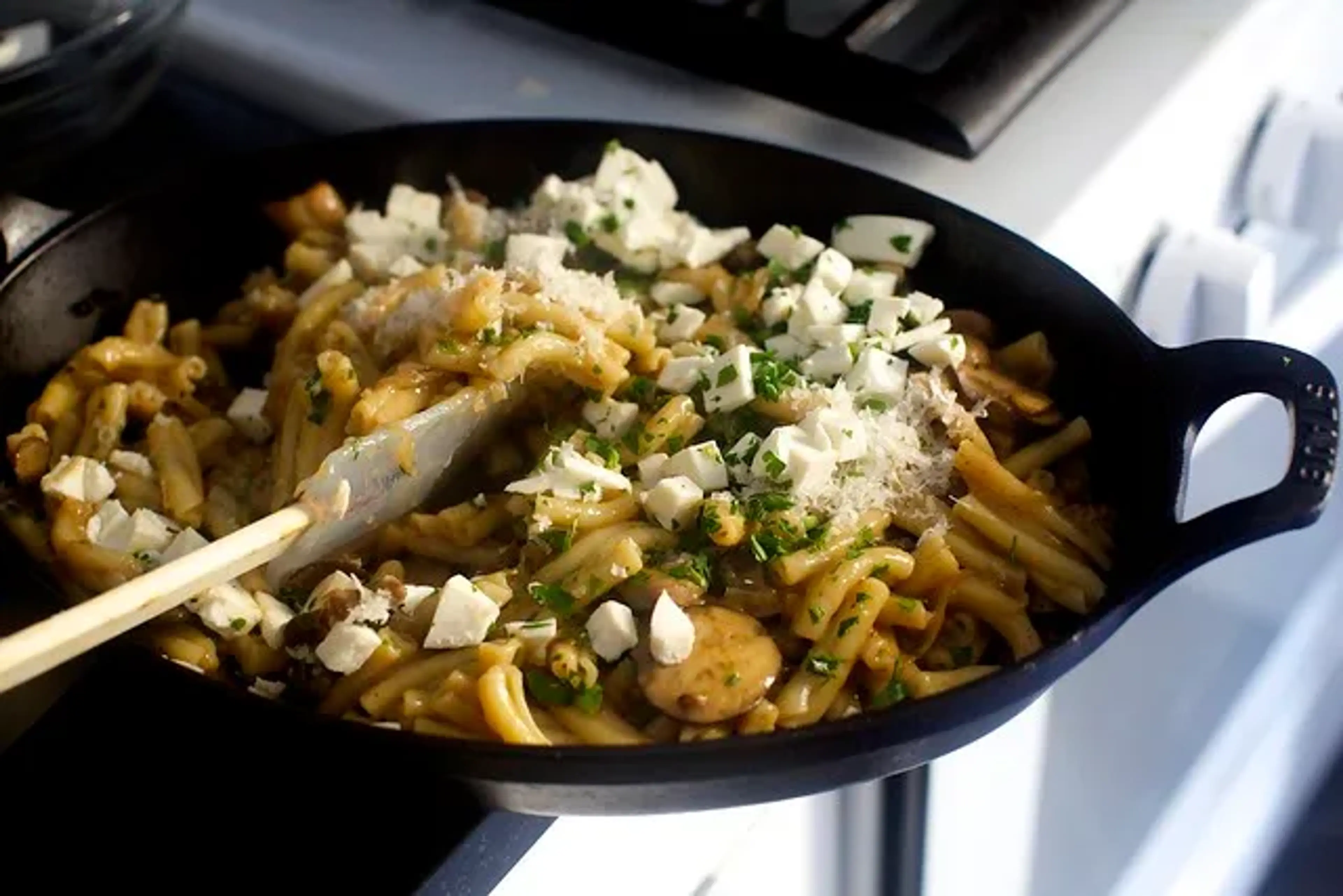 Mushroom Marsala Pasta Bake