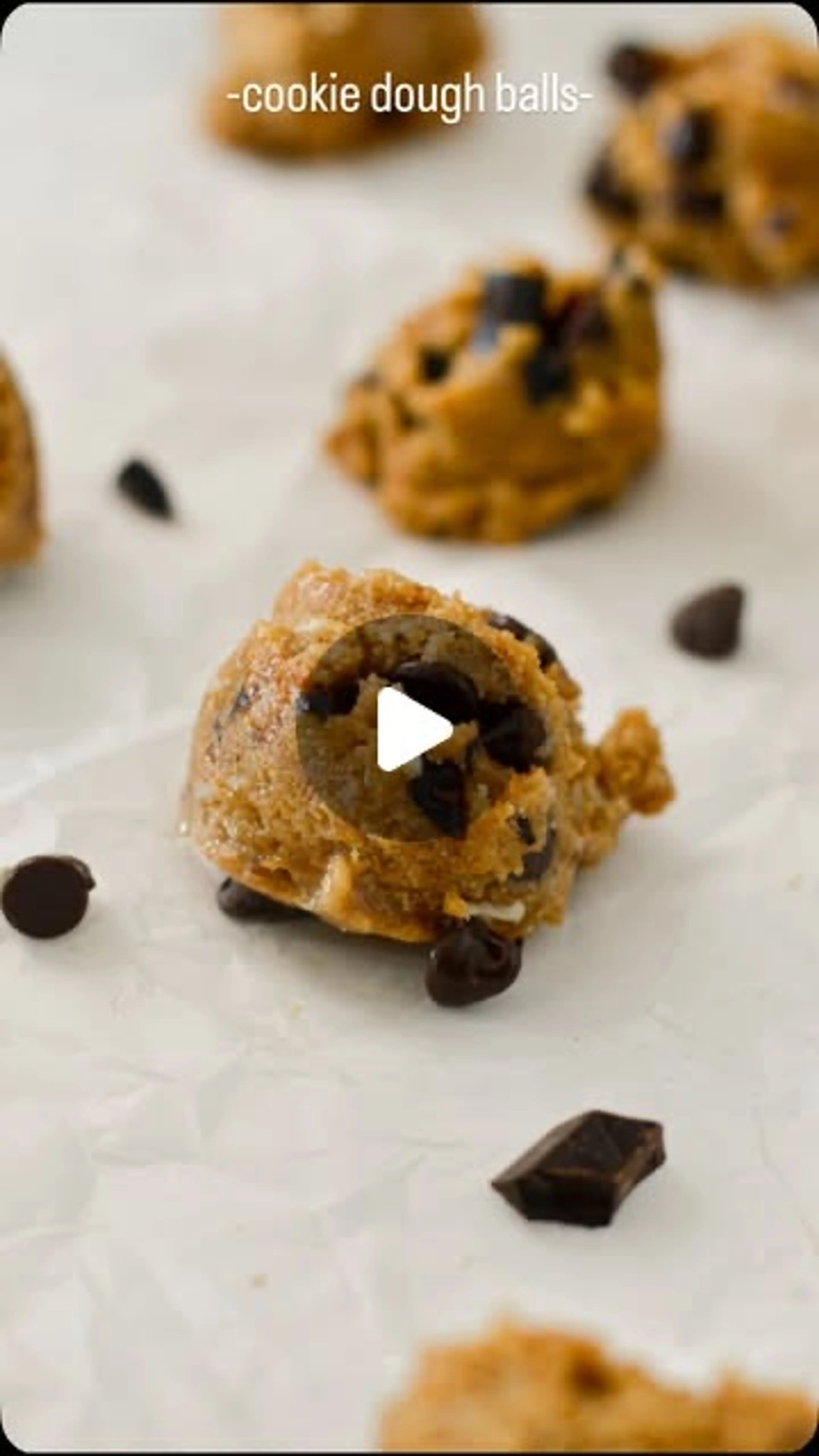 Protein Cookie Dough Balls