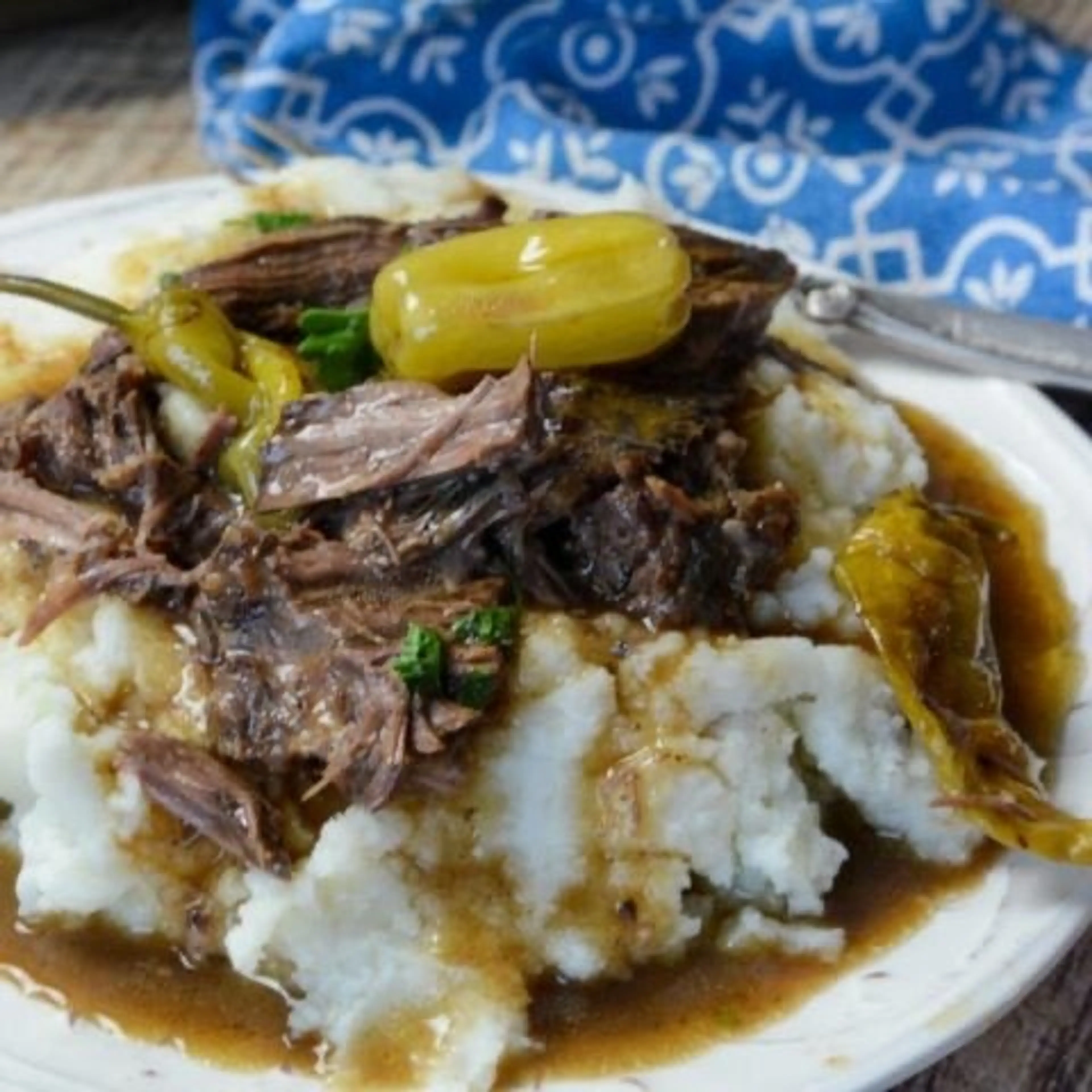 Slow Cooker Mississippi Pot Roast