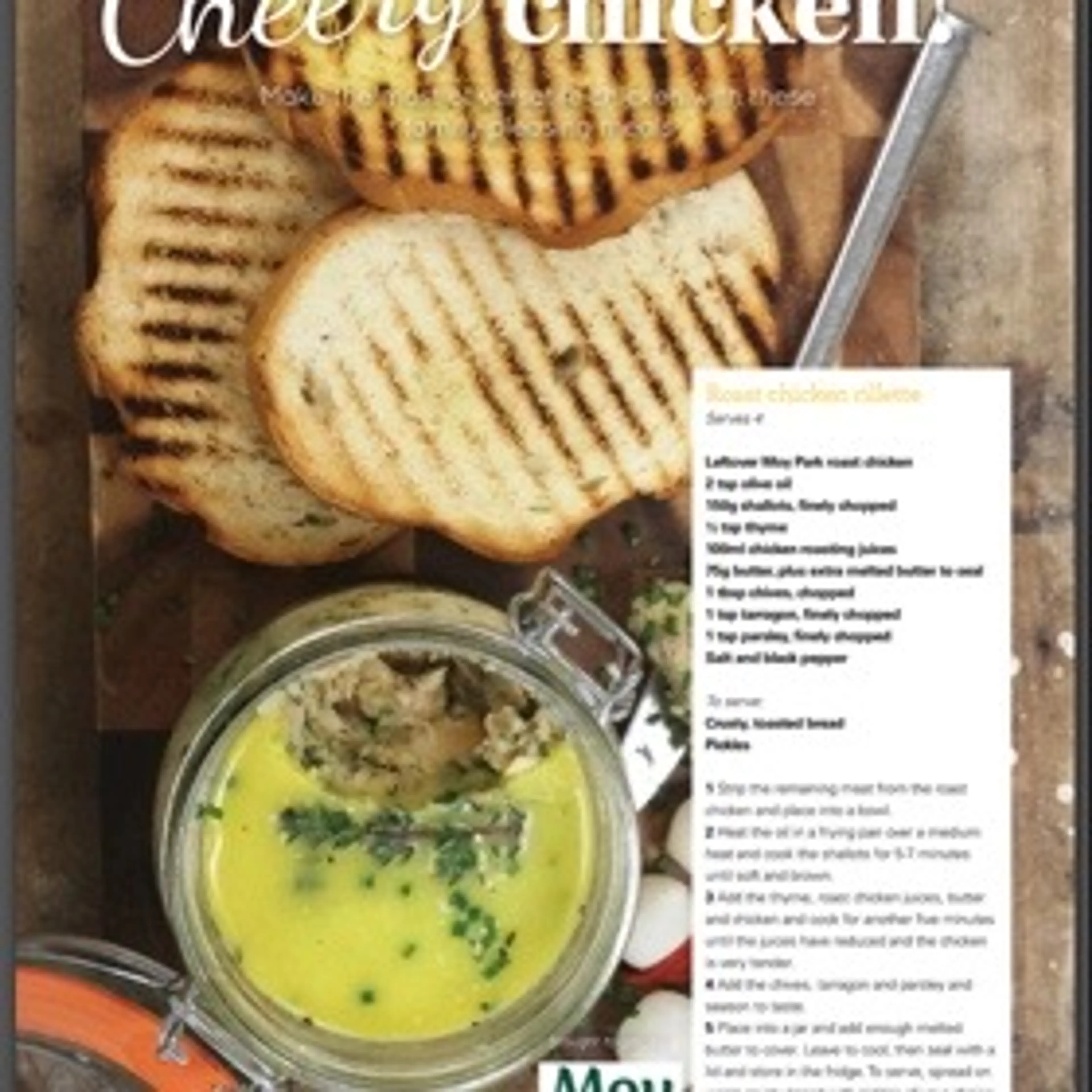 Roast chicken rillette