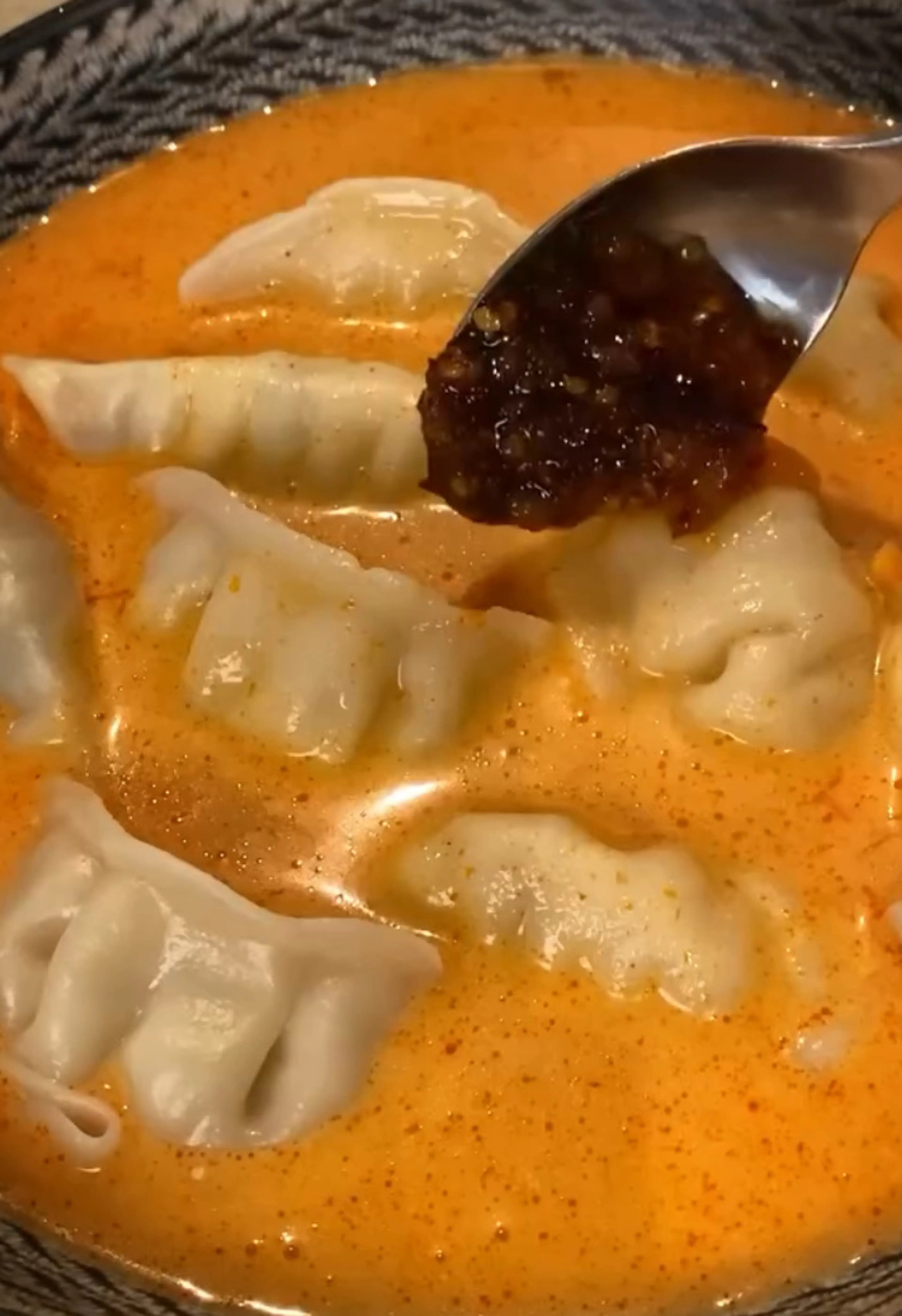 Red Curry (or Green) Dumpling Soup