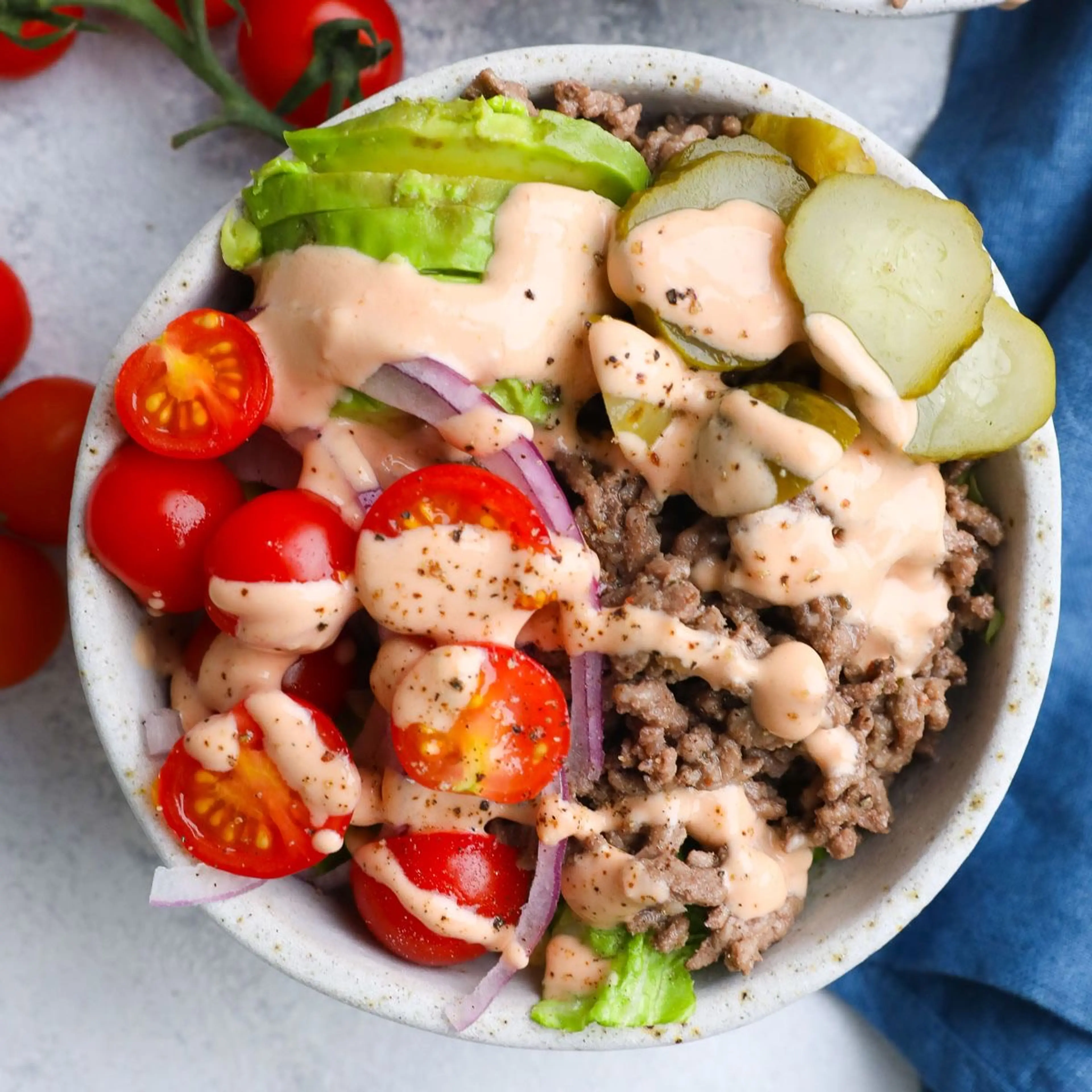 Burger in a Bowl