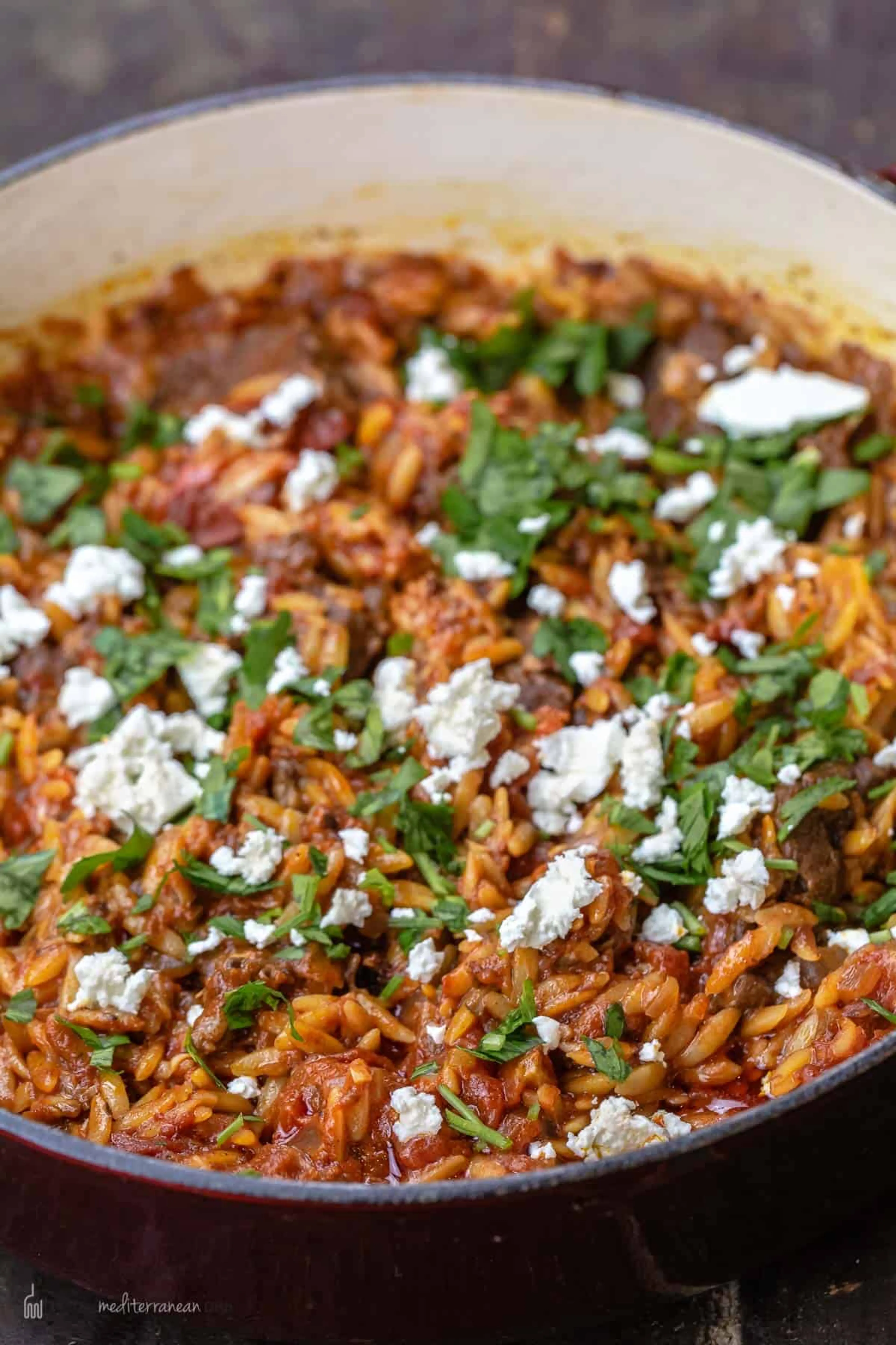 Youvetsi: Greek Lamb Stew with Orzo