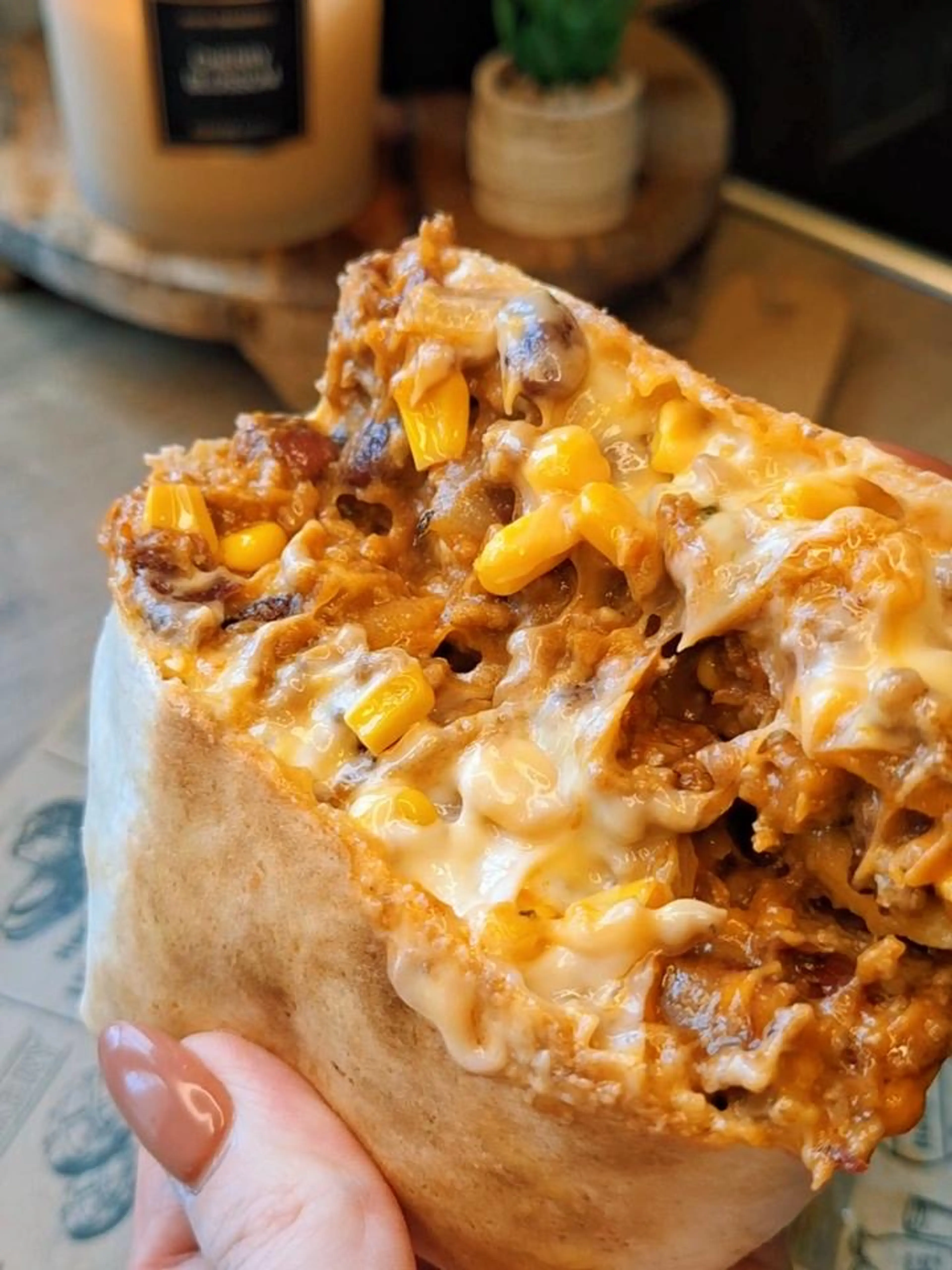 Cheesy Beef Burritos