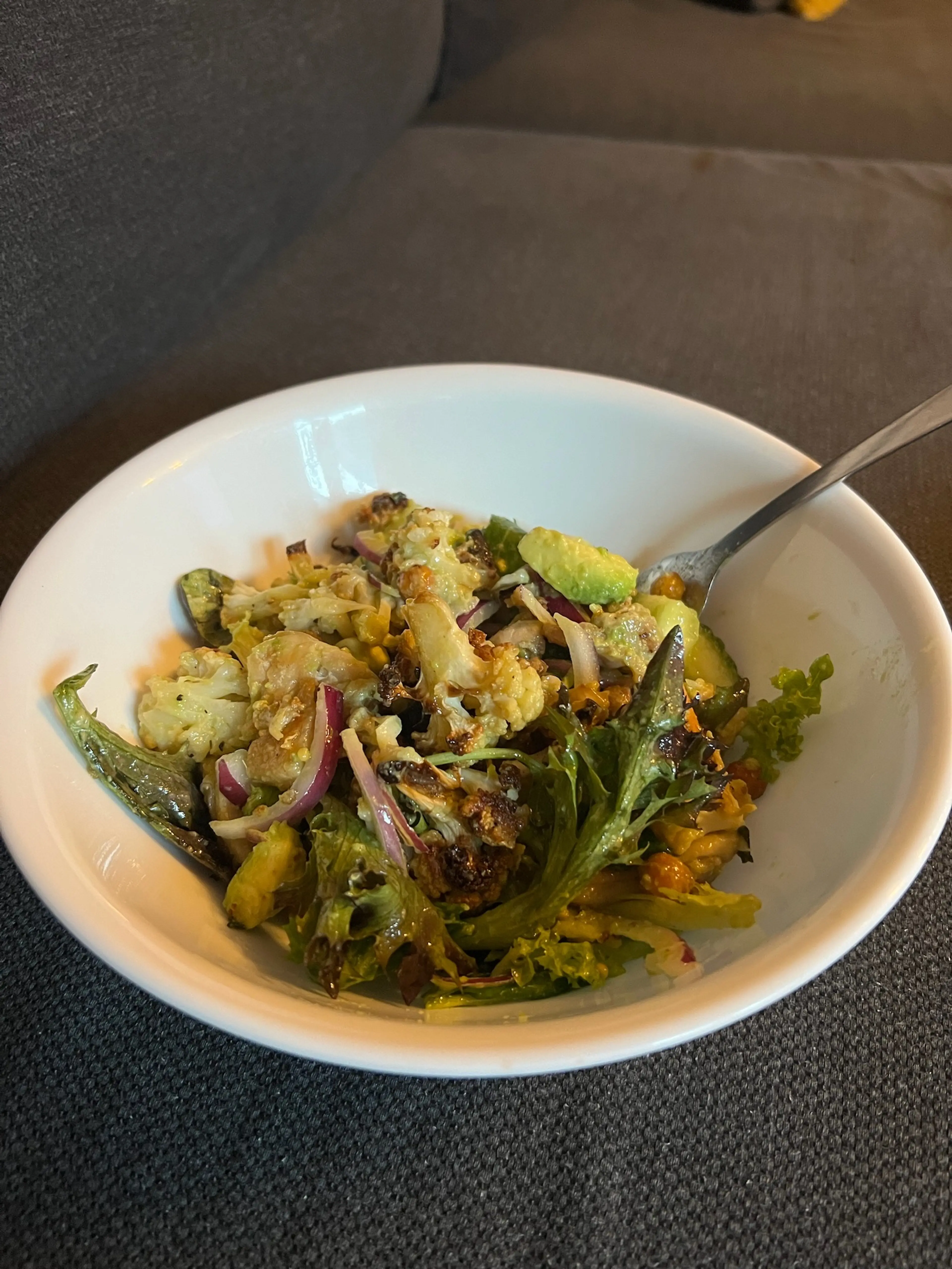 Roasted Cauliflower Salad