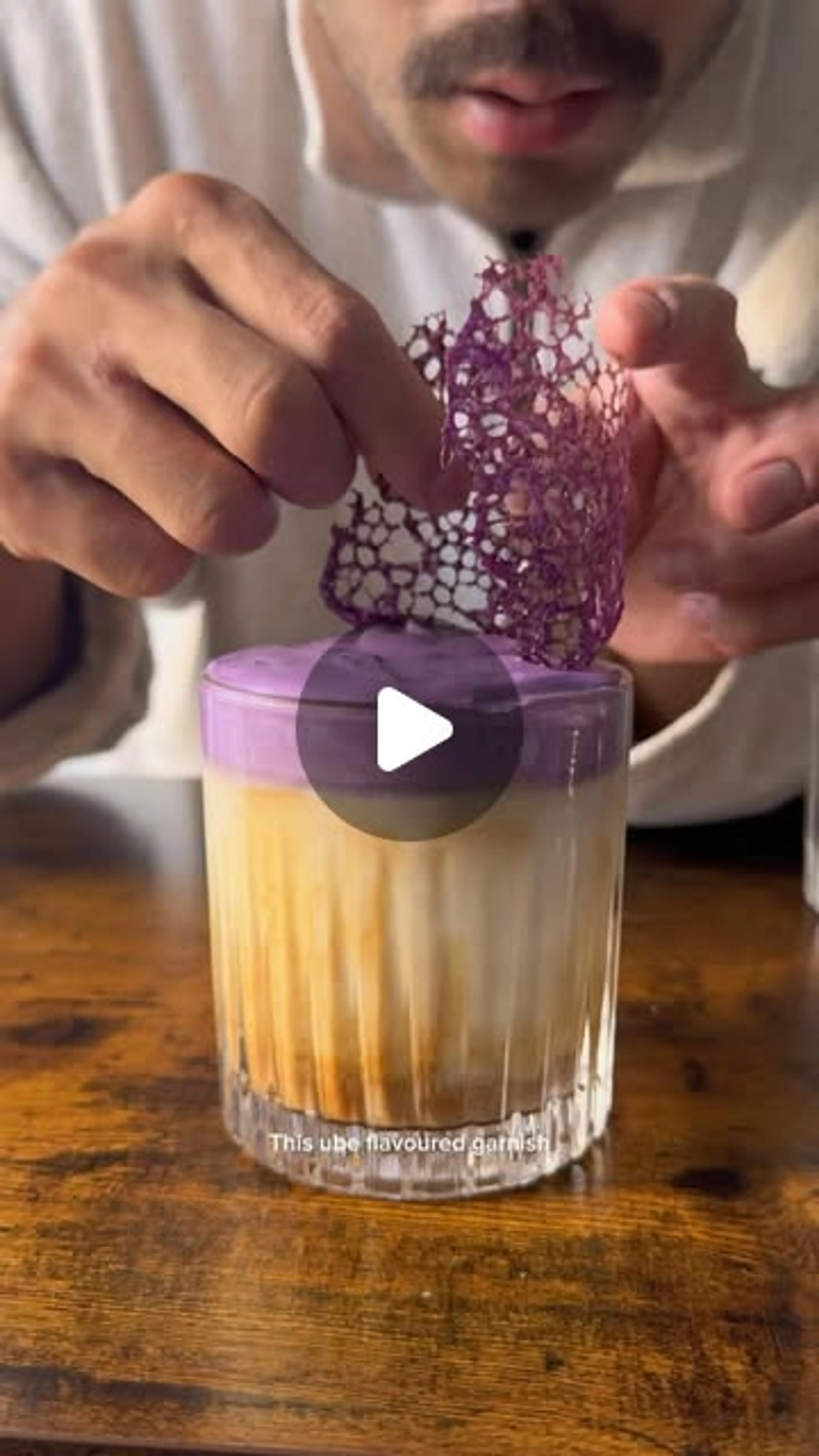 Just Learned How to Make Tuiles but I Made Them Ube Flavoure