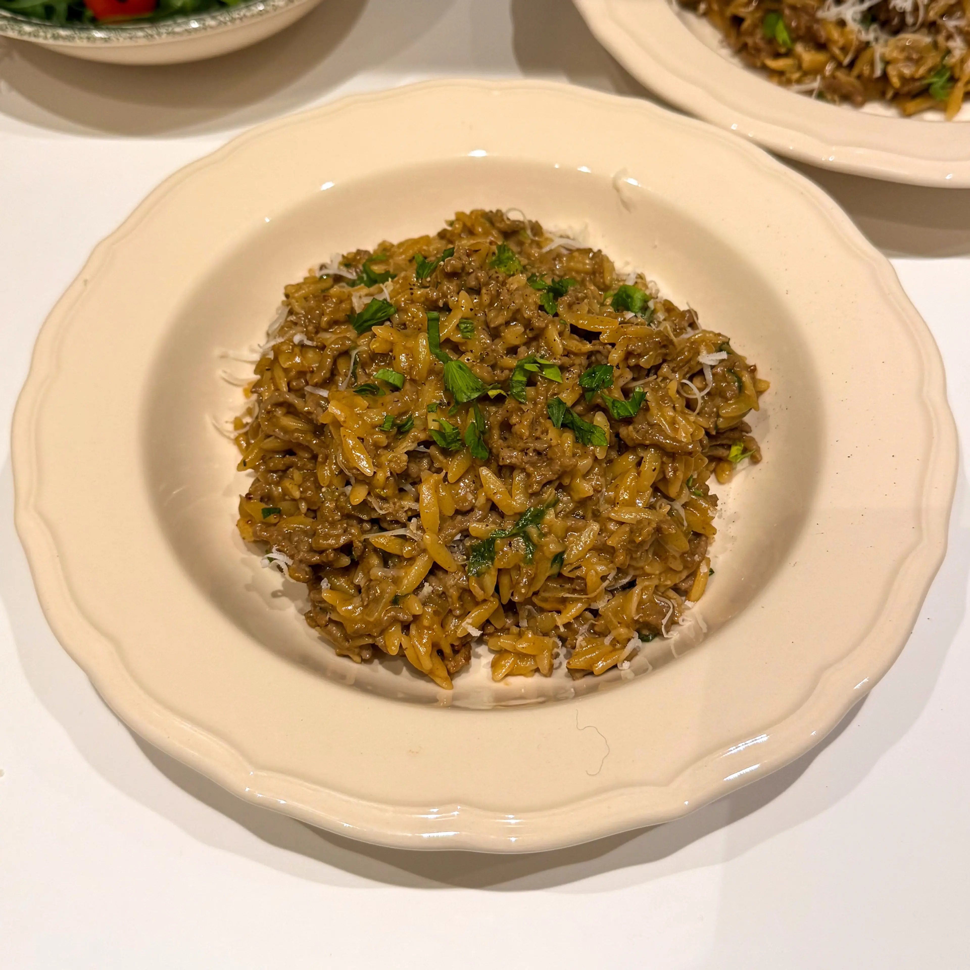 Honey Mustard Beef Orzo