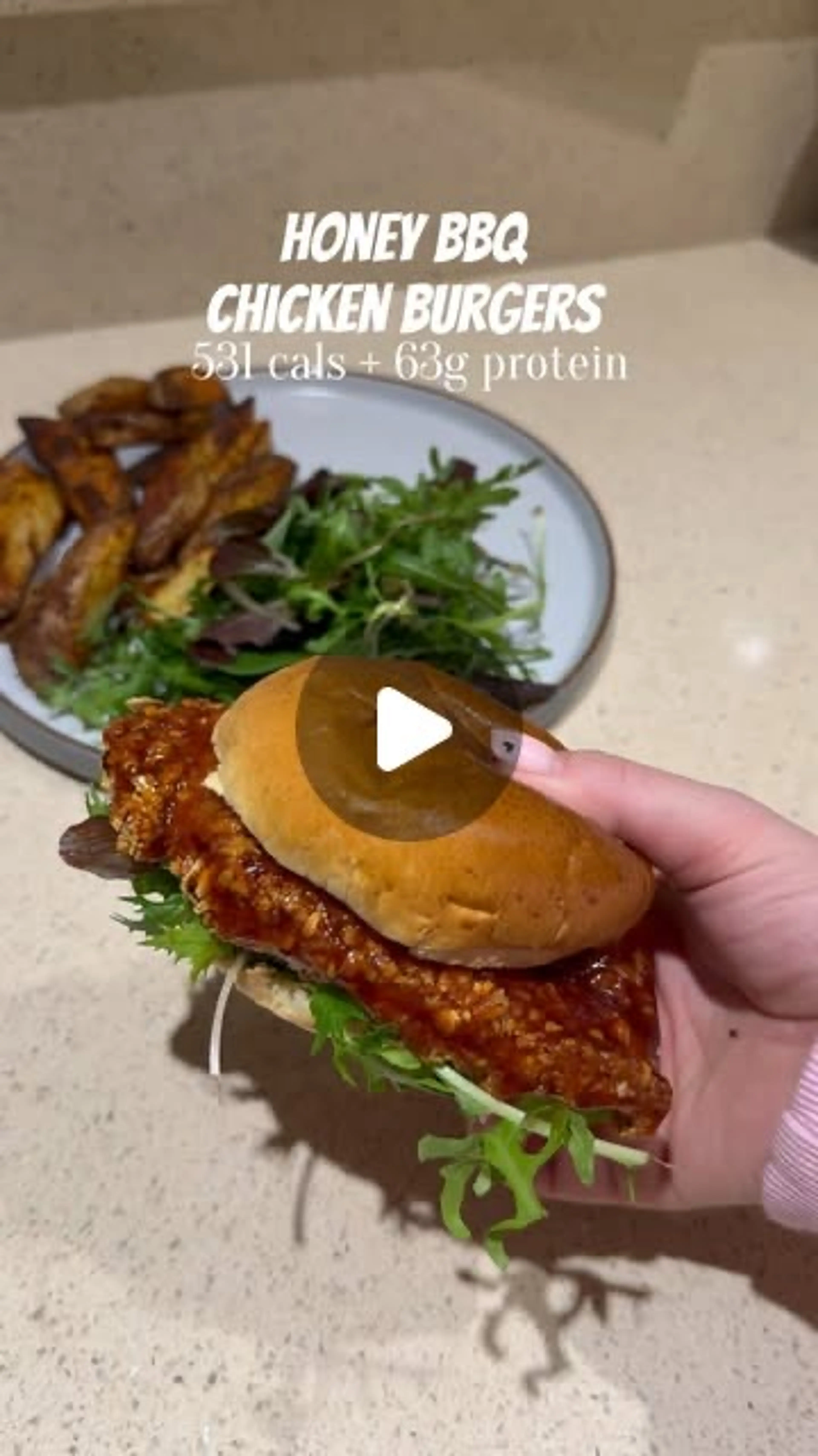 Honey Bbq Chicken Burgers