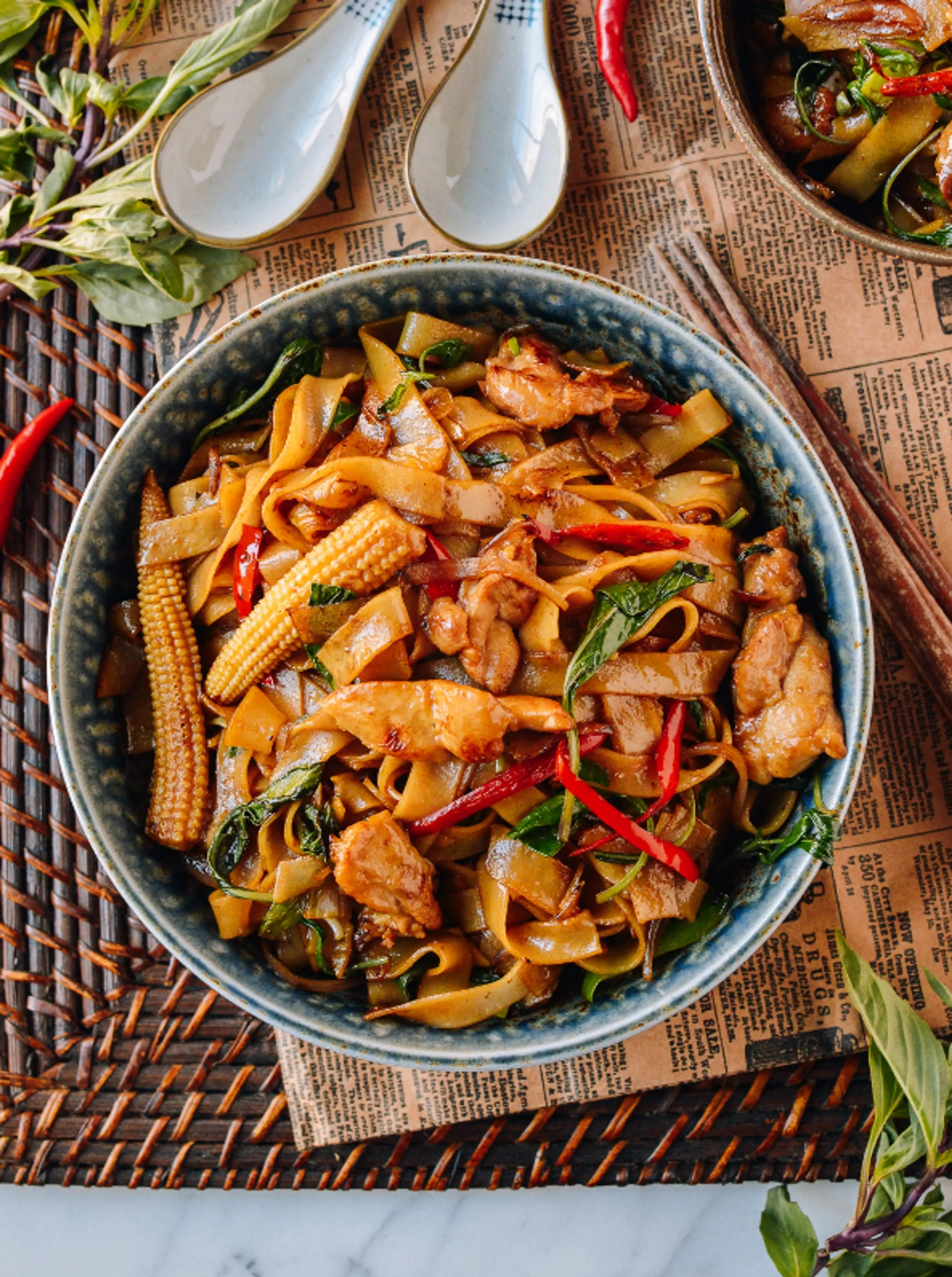 Drunken Noodles (Pad Kee Mao)