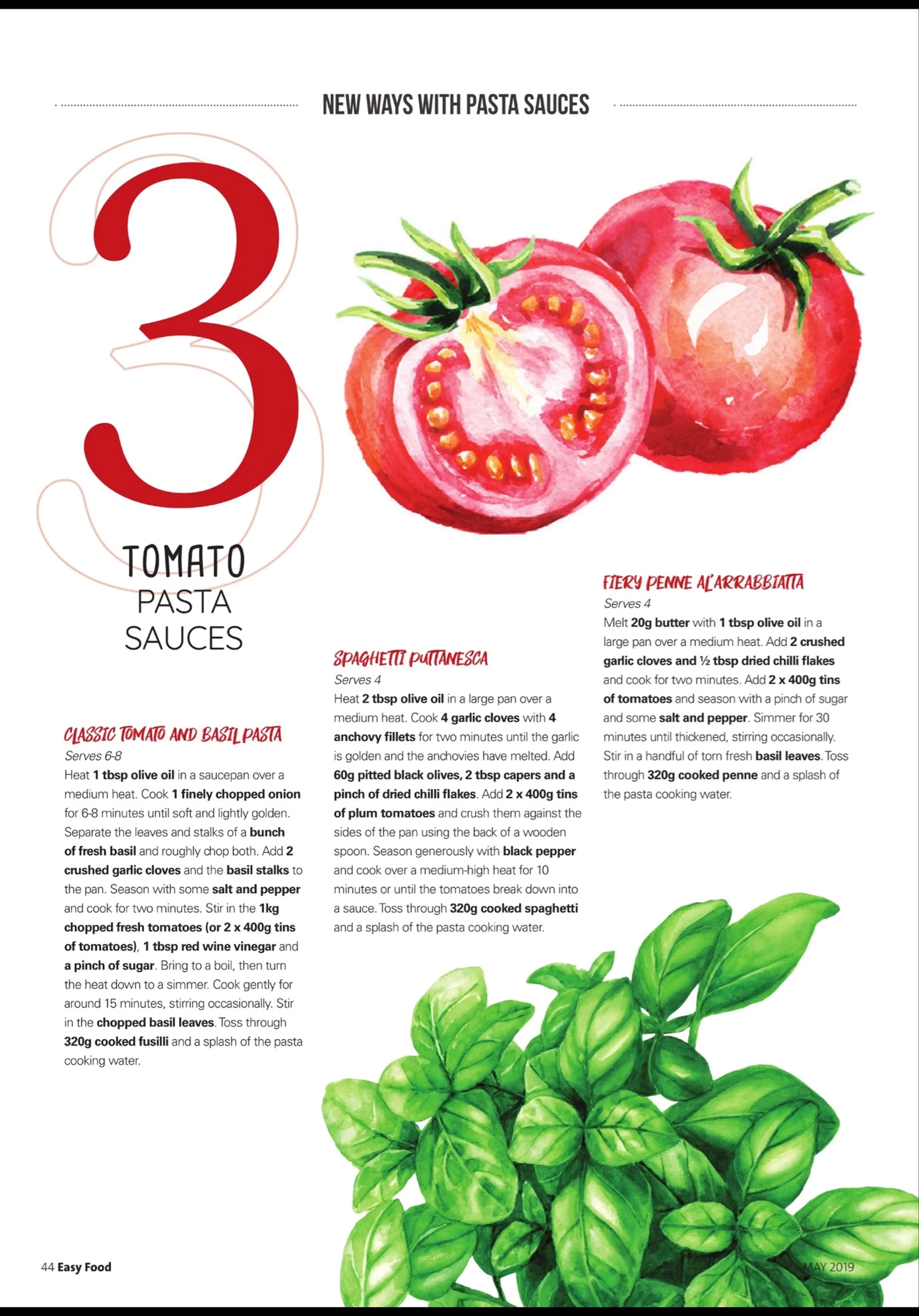 Tomato Pasta Sauces