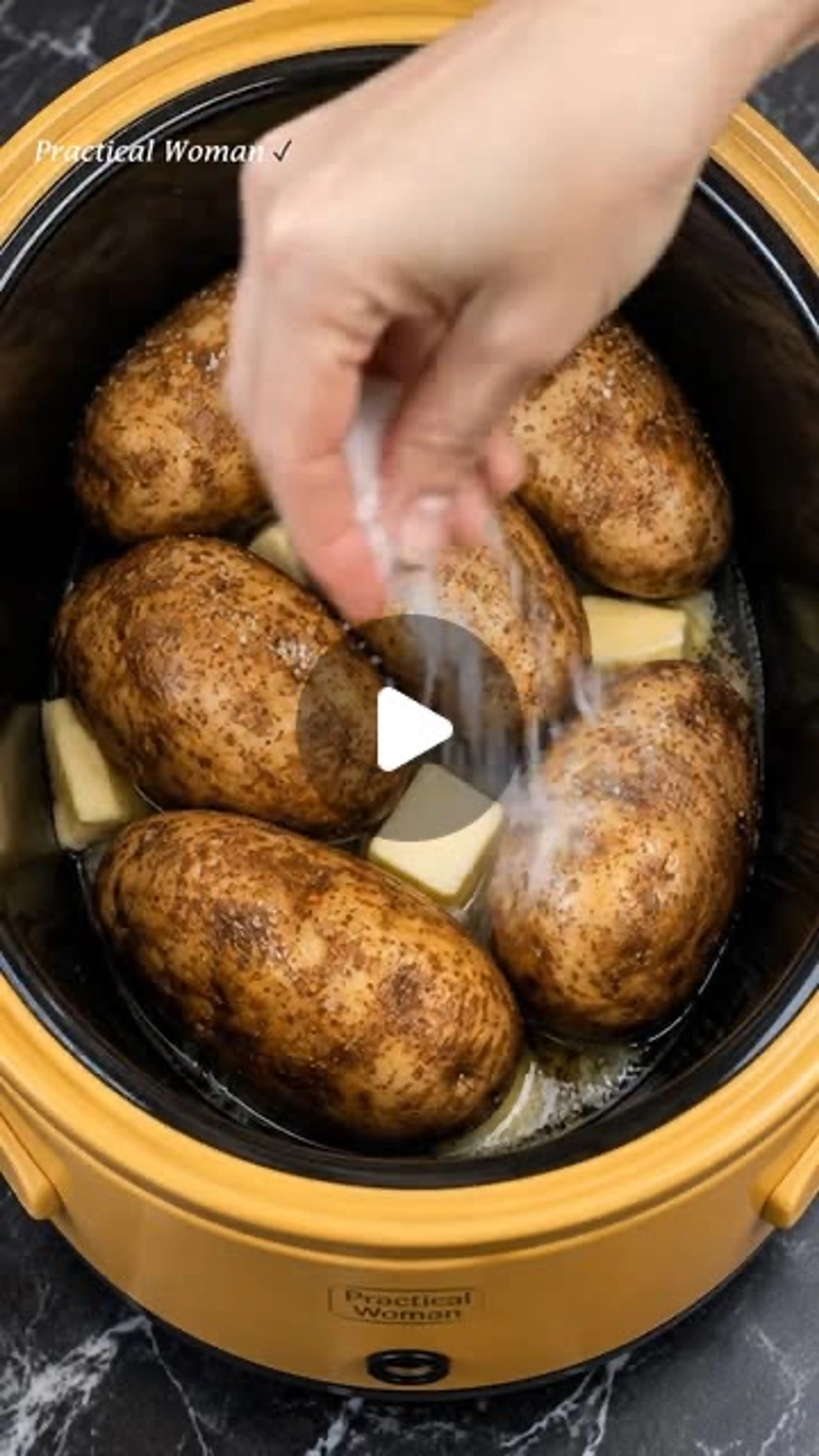 4-ingredient Slow Cooker Flag Day Potatoes