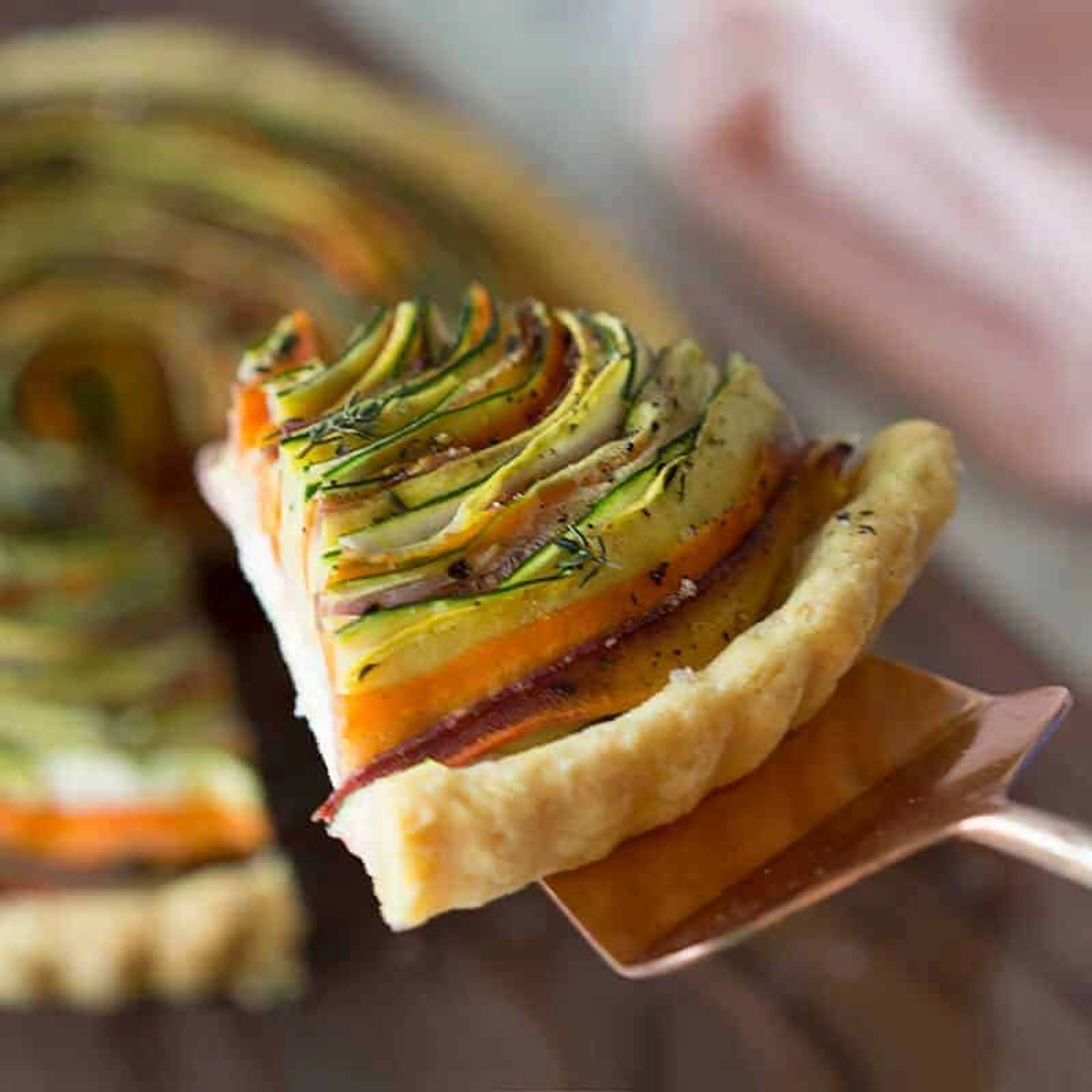 Spiral Vegetable Tart