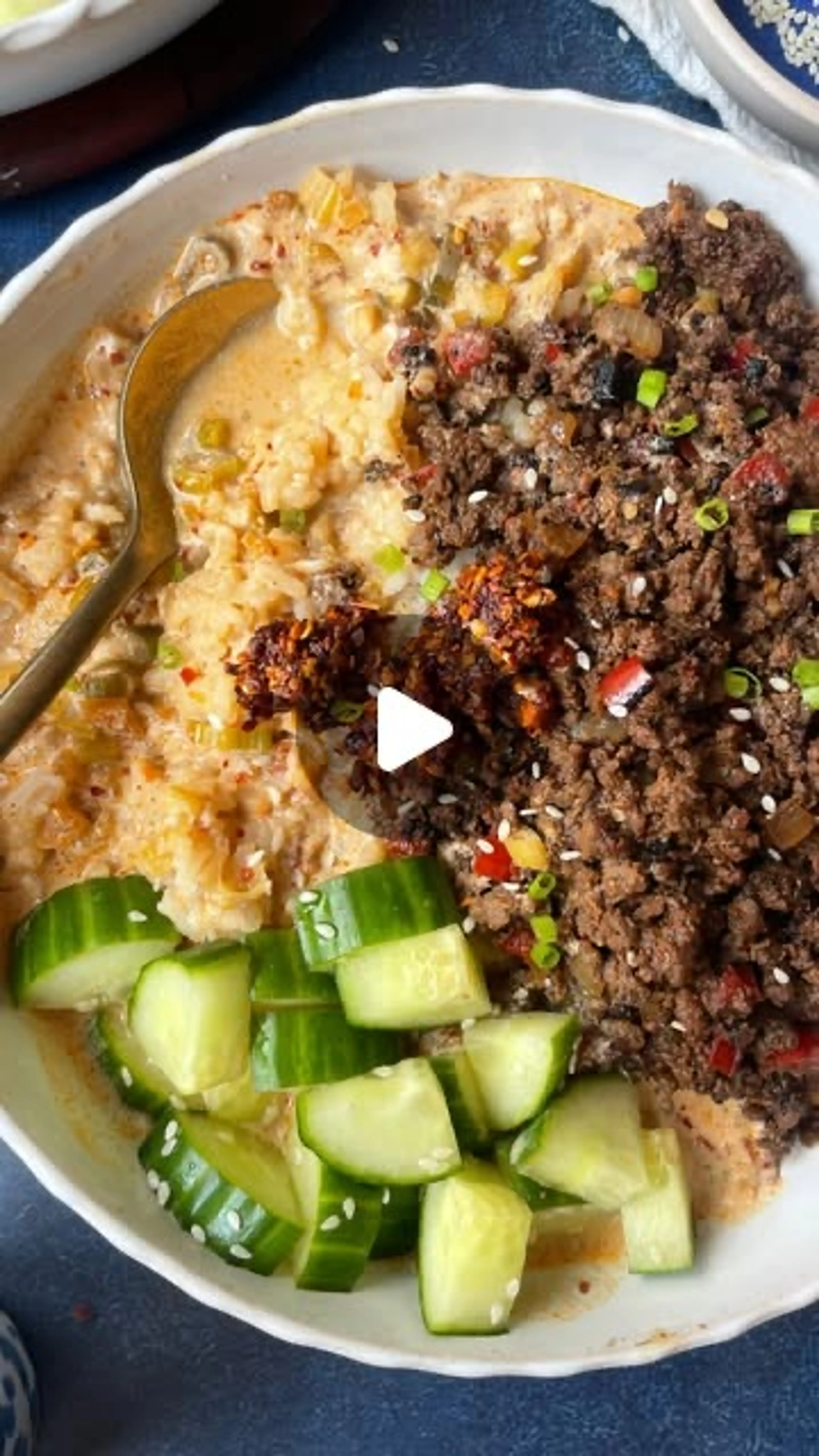 Spicy Coconut Beef Bowls