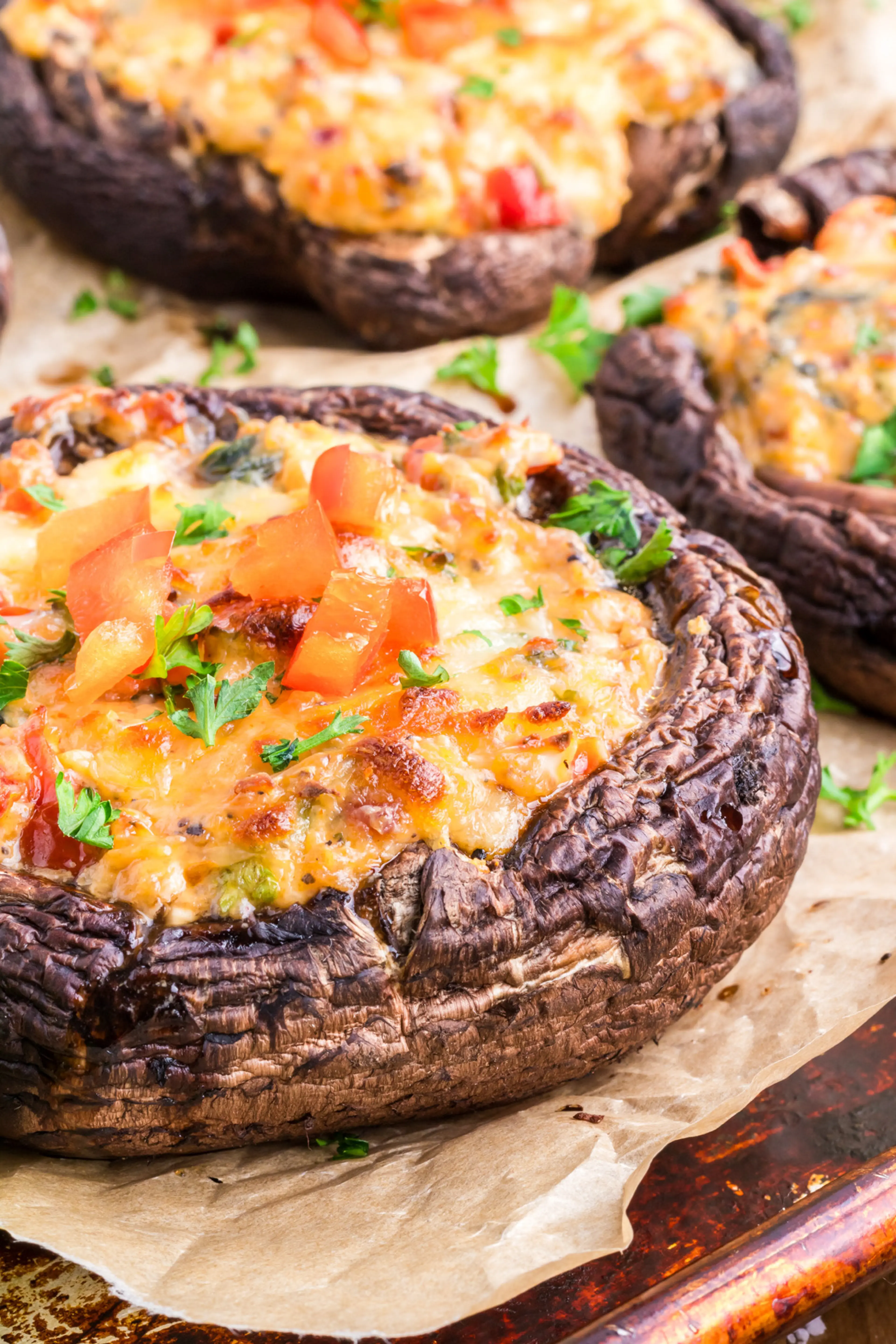 The Best Stuffed Portobello Mushrooms (Baked Recipe)