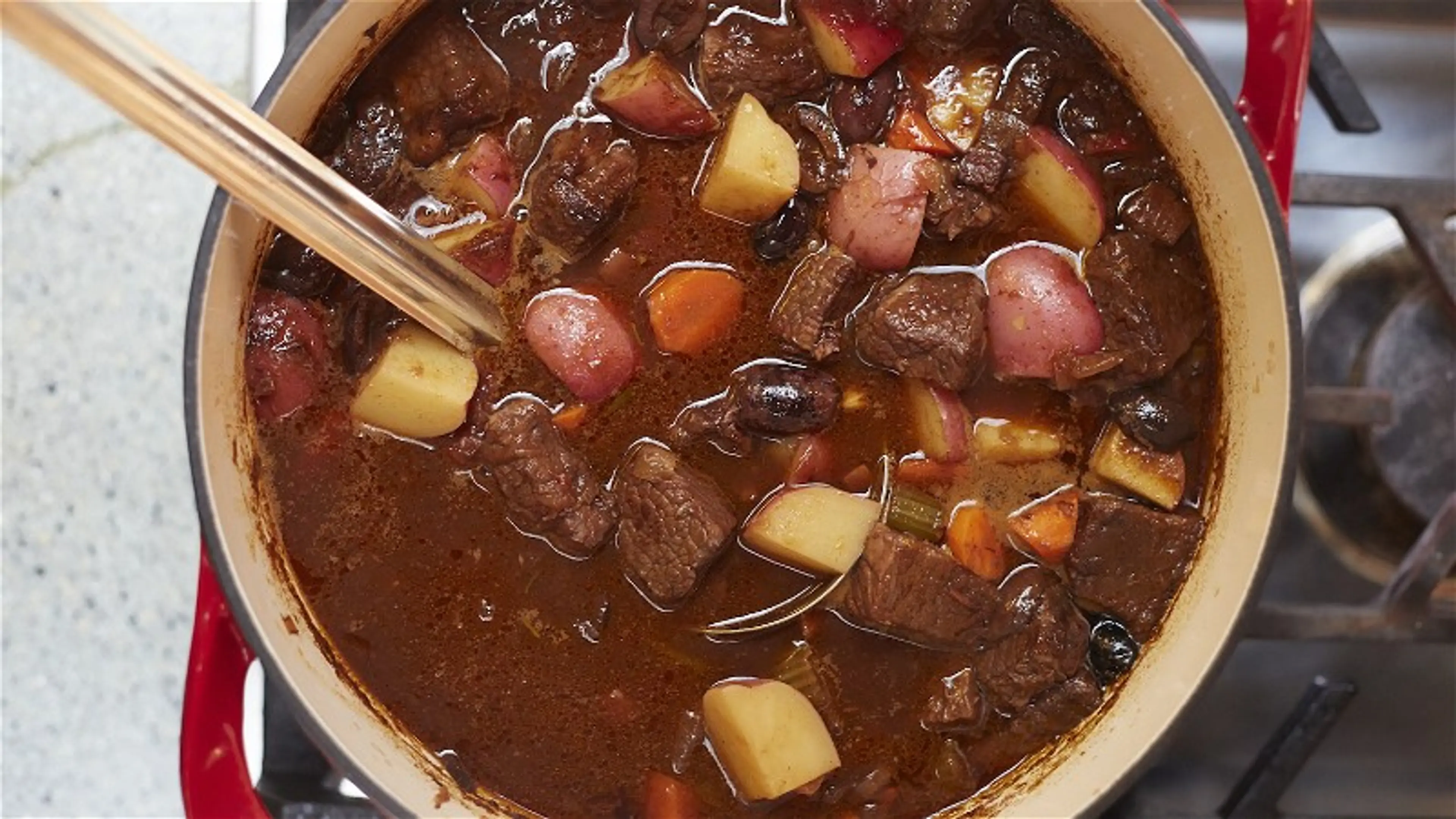 Chianti Marinated Beef Stew