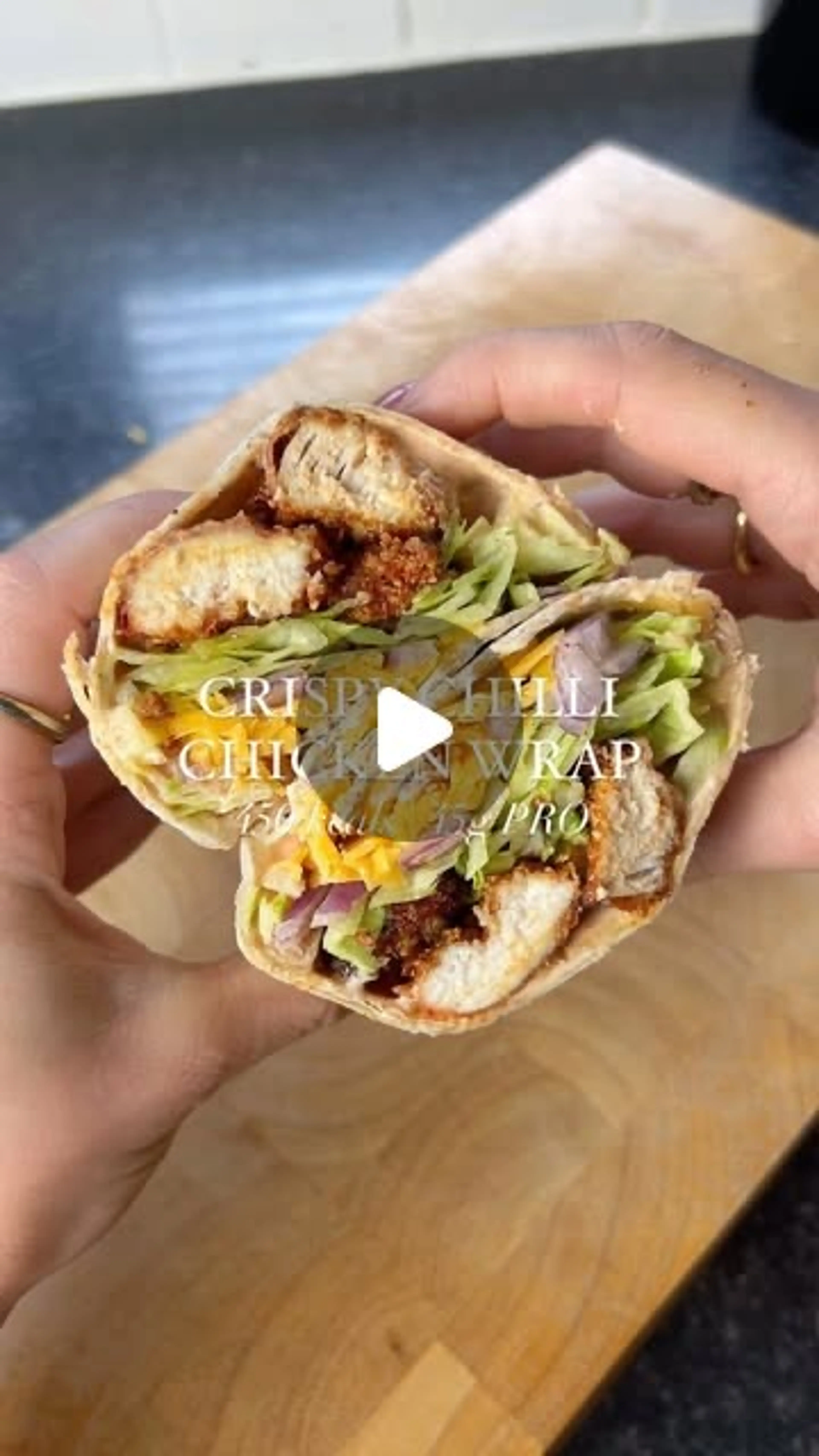 Crispy Chilli Chicken Wrap