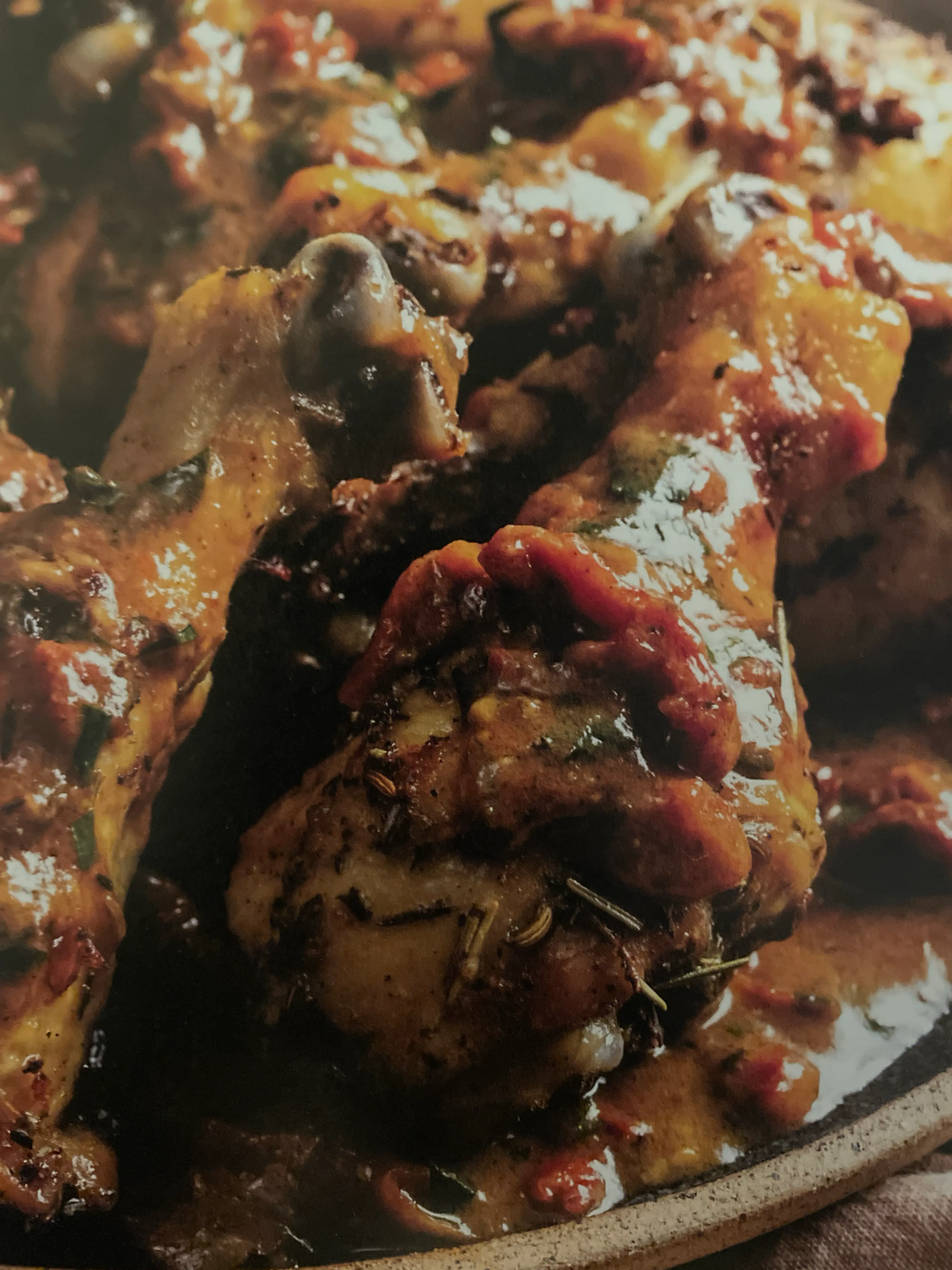 Baked Chicken Drumsticks with Herbes de Provence & Sun-dried