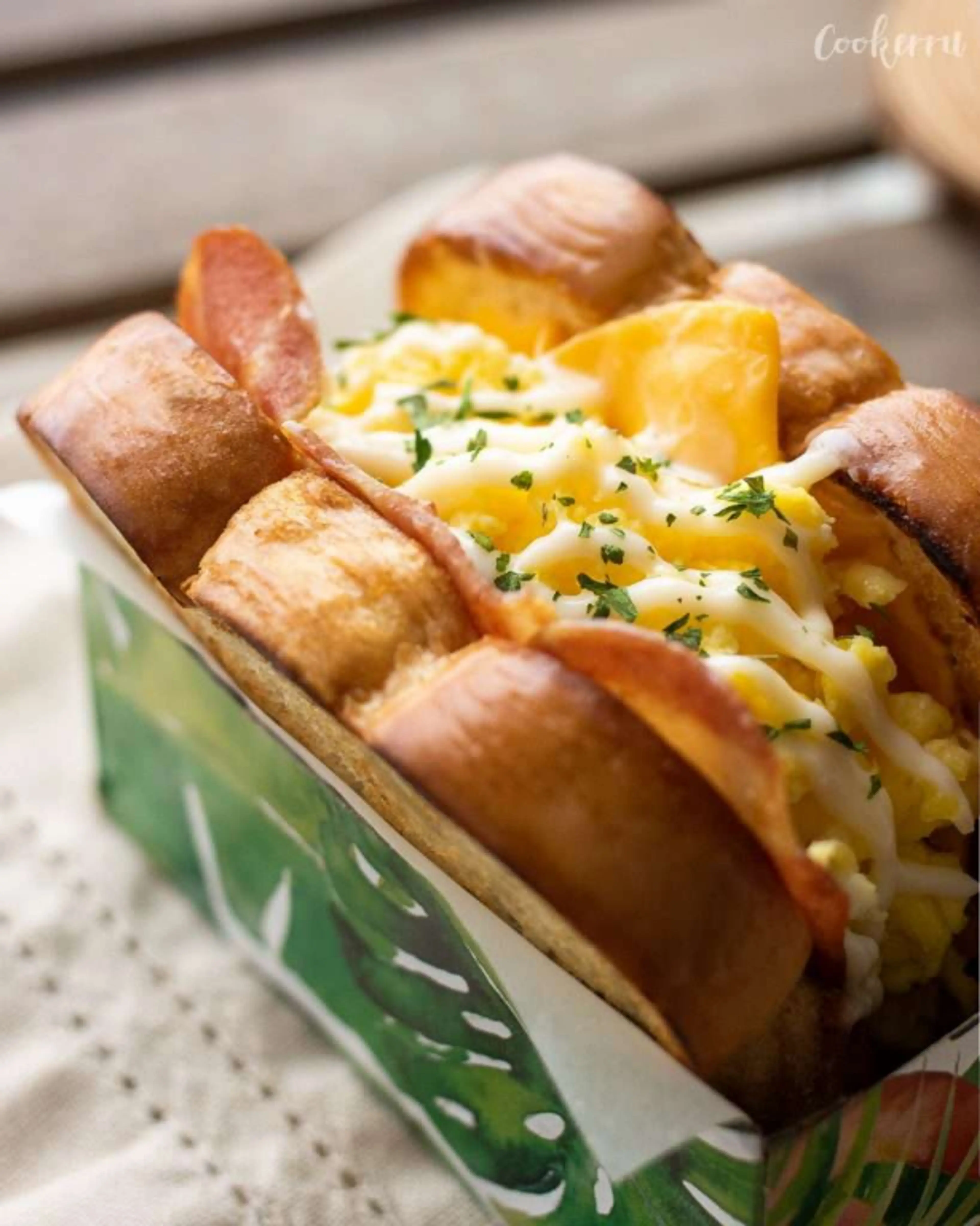 Korean Egg Drop Sandwich