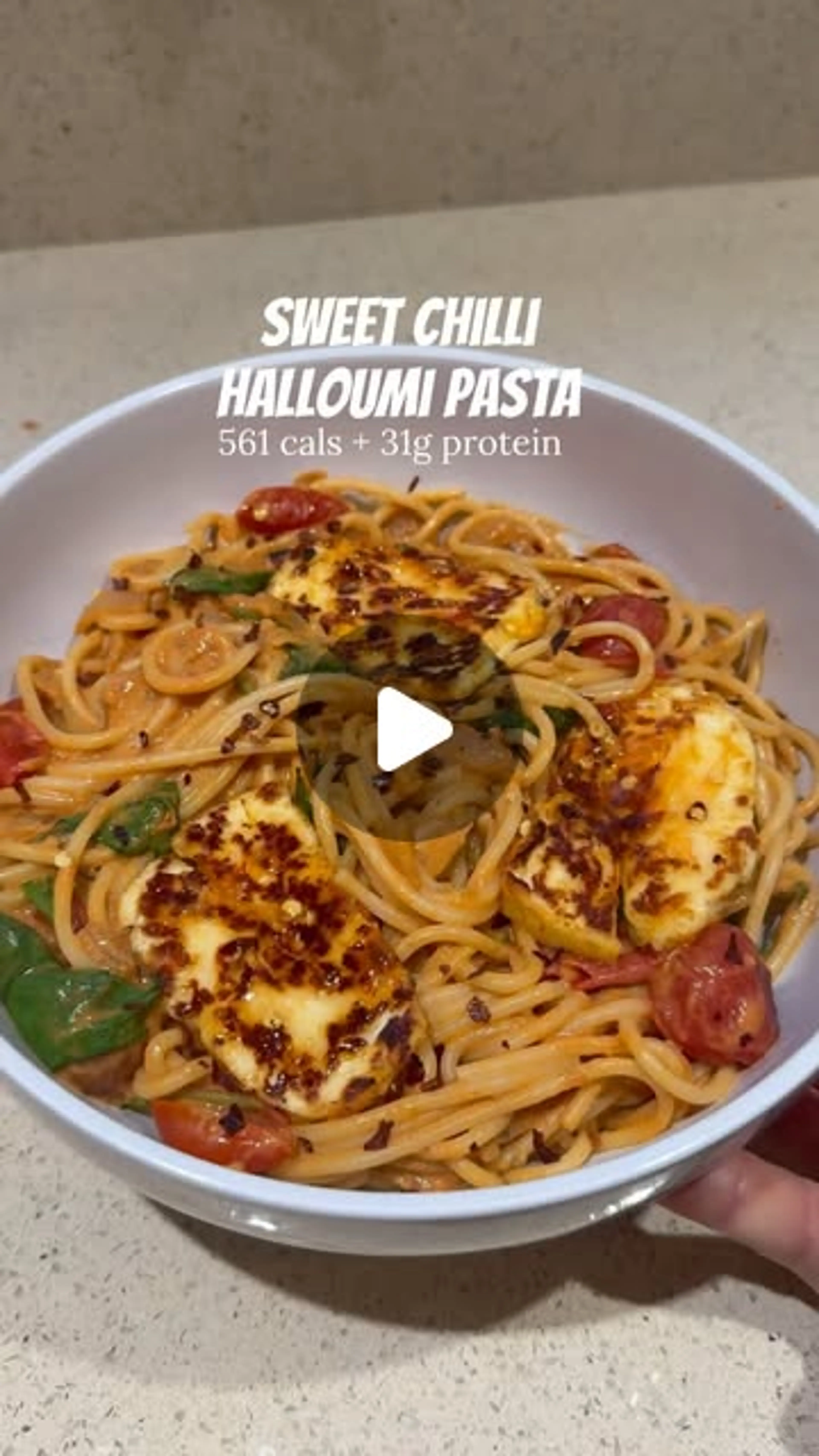 Sweet Chilli Halloumi Pasta