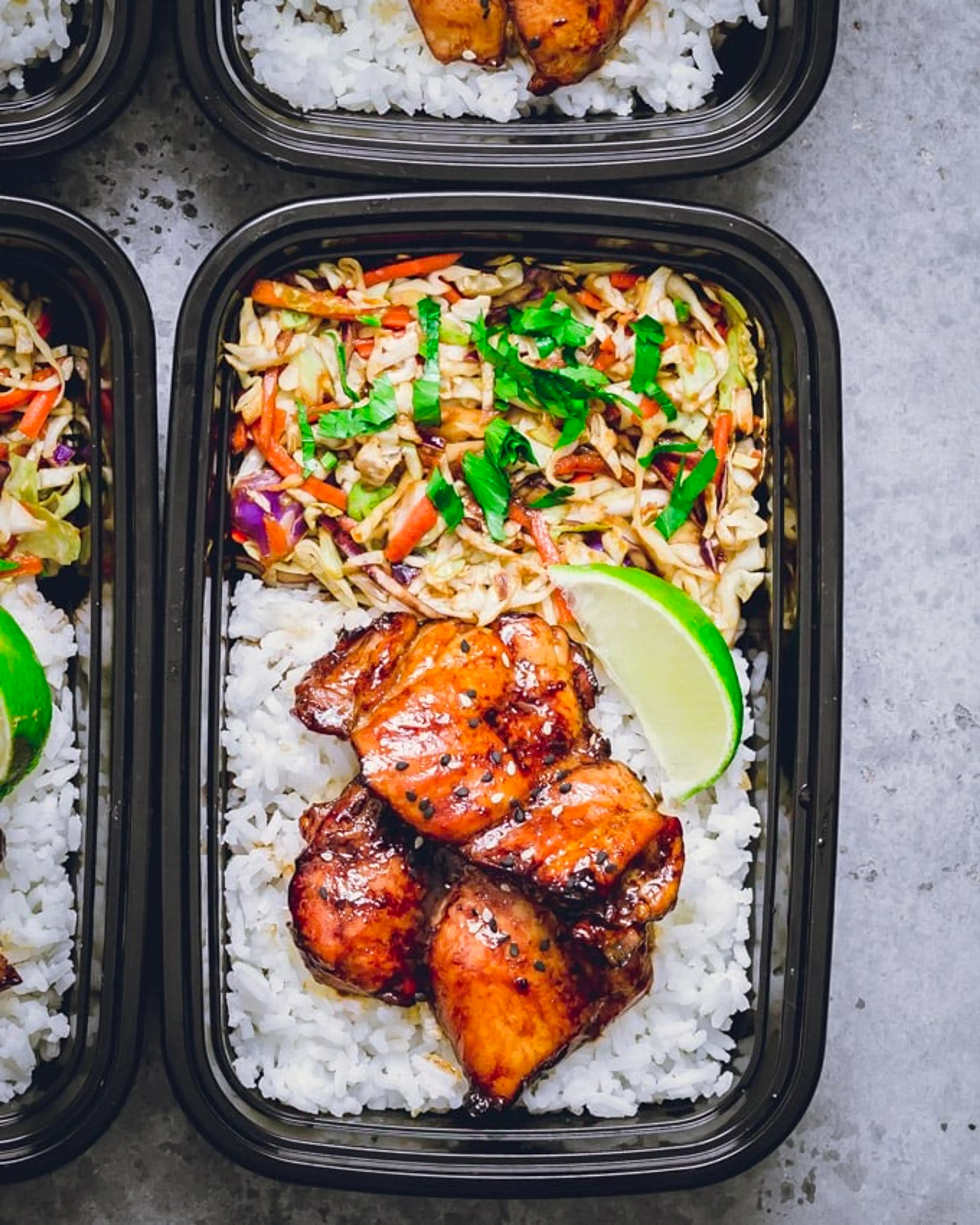 Baked Honey Garlic Chicken Thighs Meal Prep