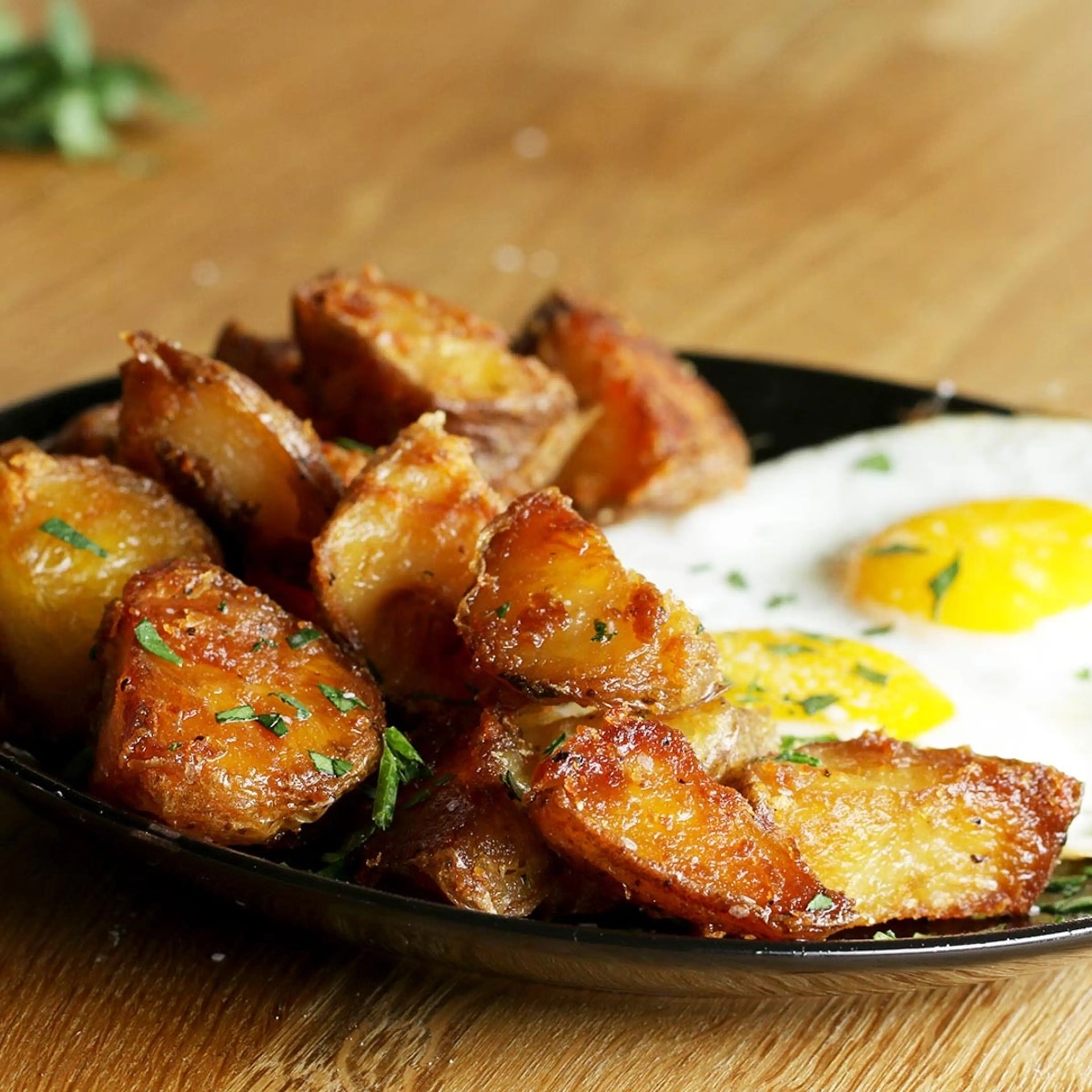 Easily The Best Garlic Herb Roasted Potatoes Recipe by Tasty