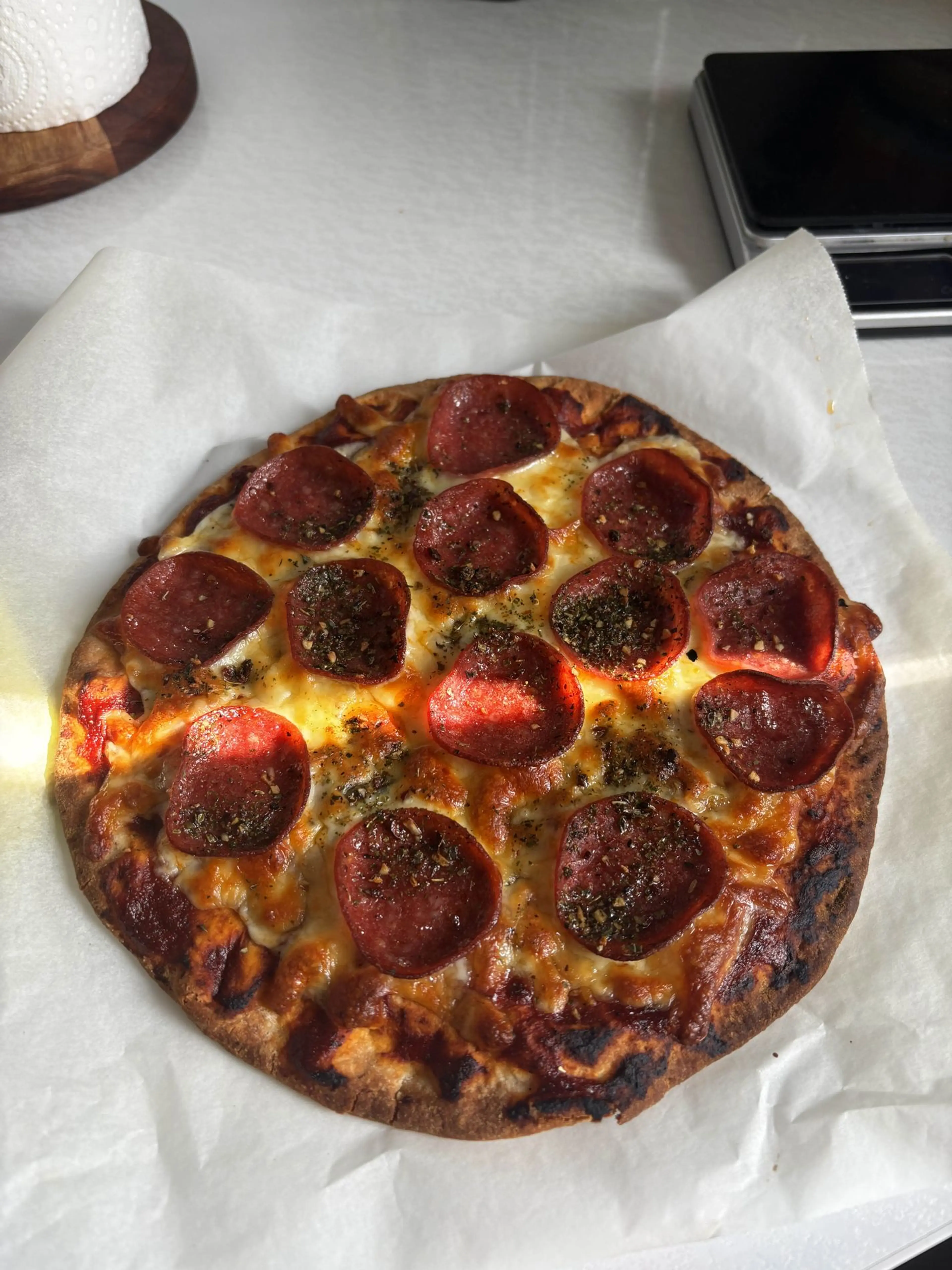 Turkey Pepperoni Pizza