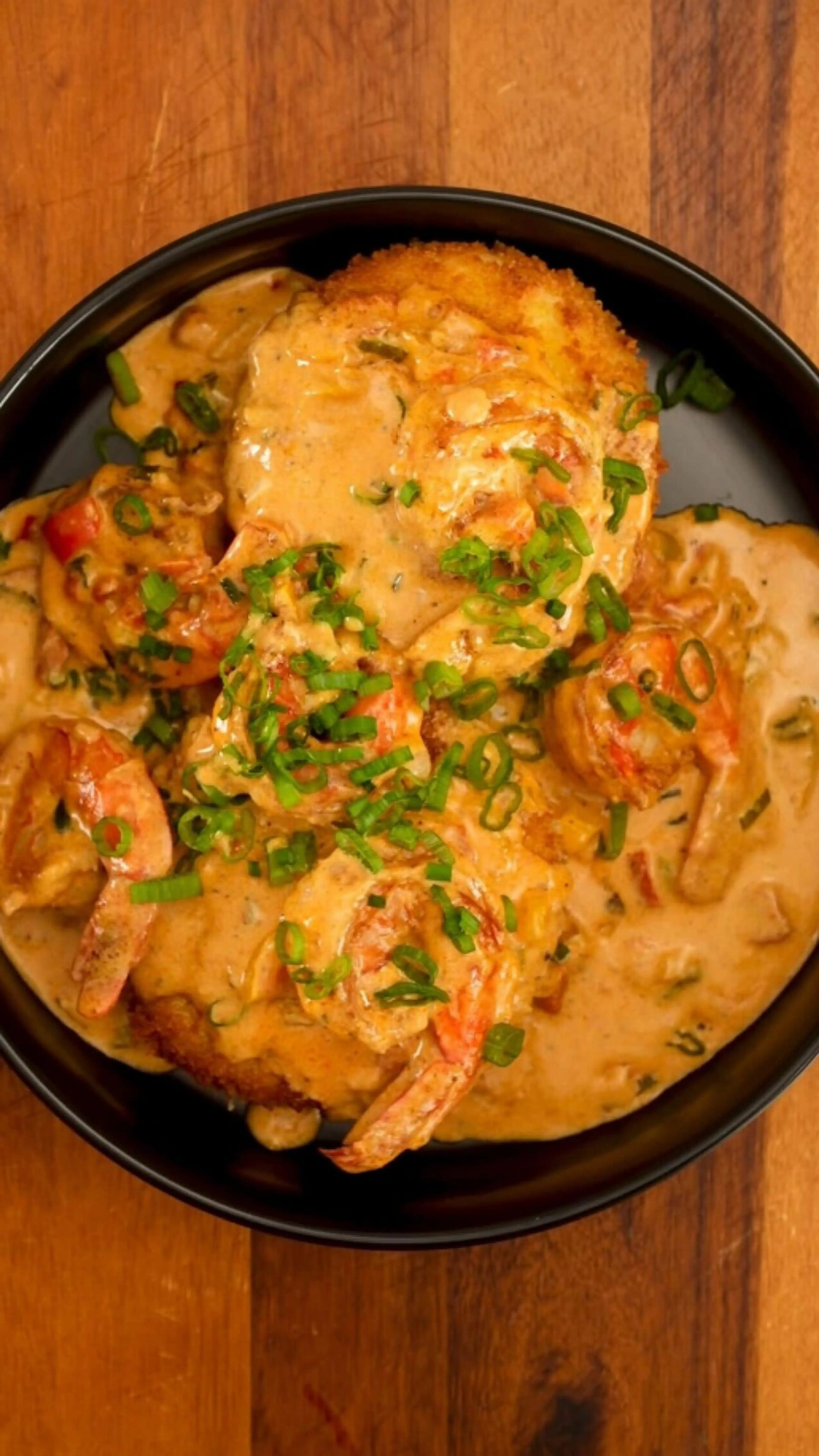 Shrimp And Crispy Grits