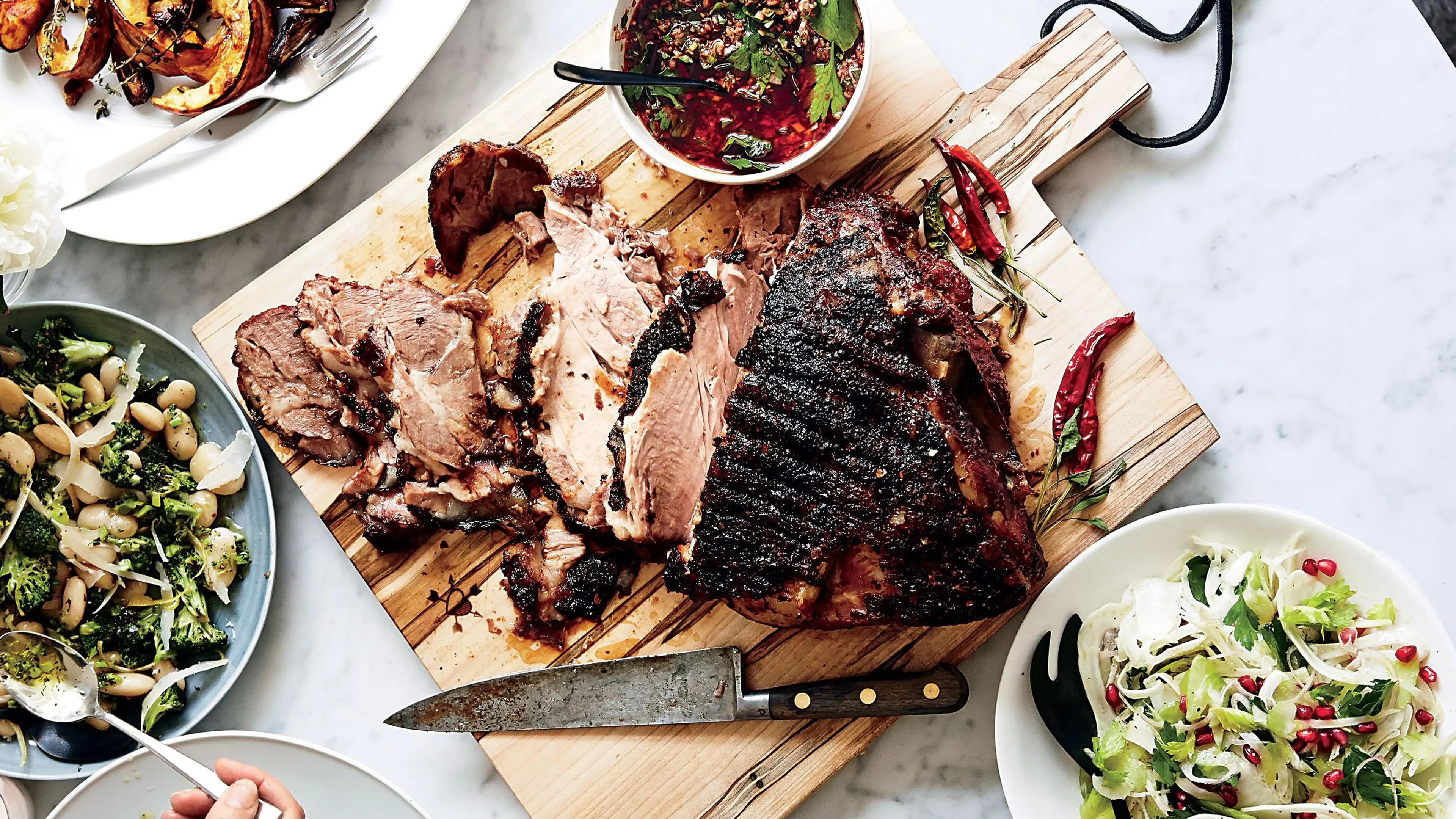 Aleppo Pepper-Roasted Pork With Shallot Vinaigrette