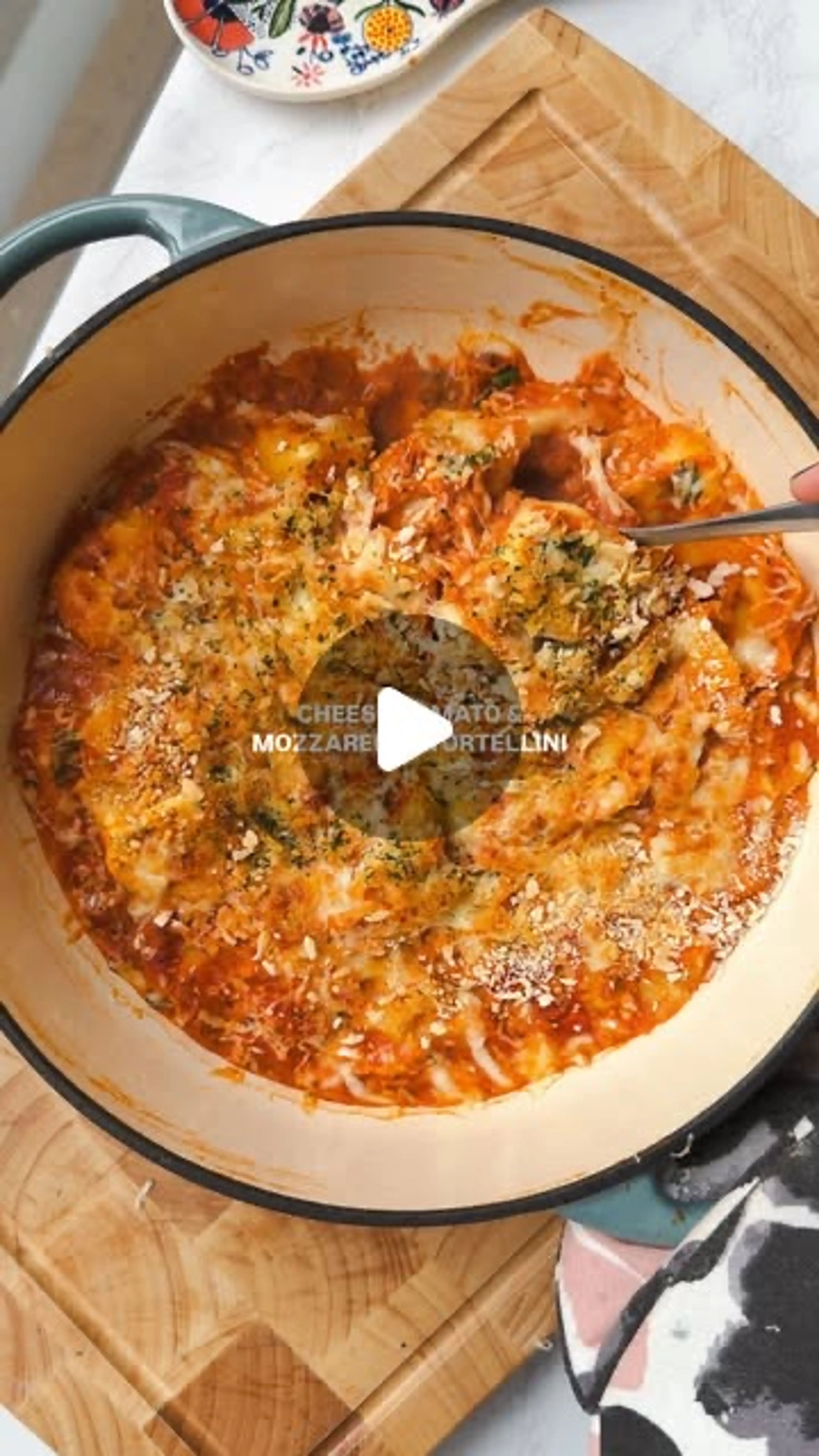 15 (!!!) Minute Tomato & Mozzarella Tortellini