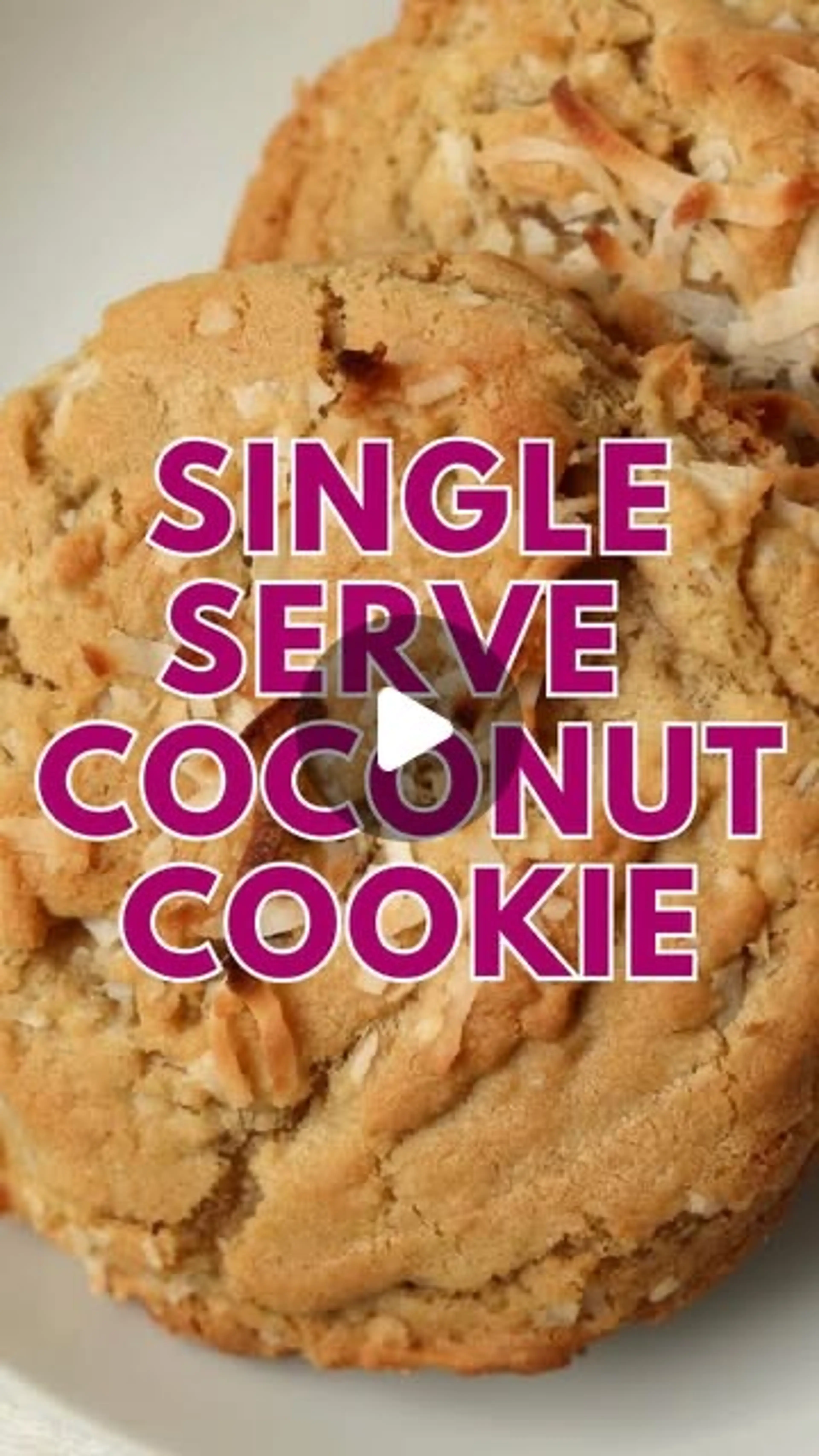 Single Serve Coconut Cookie