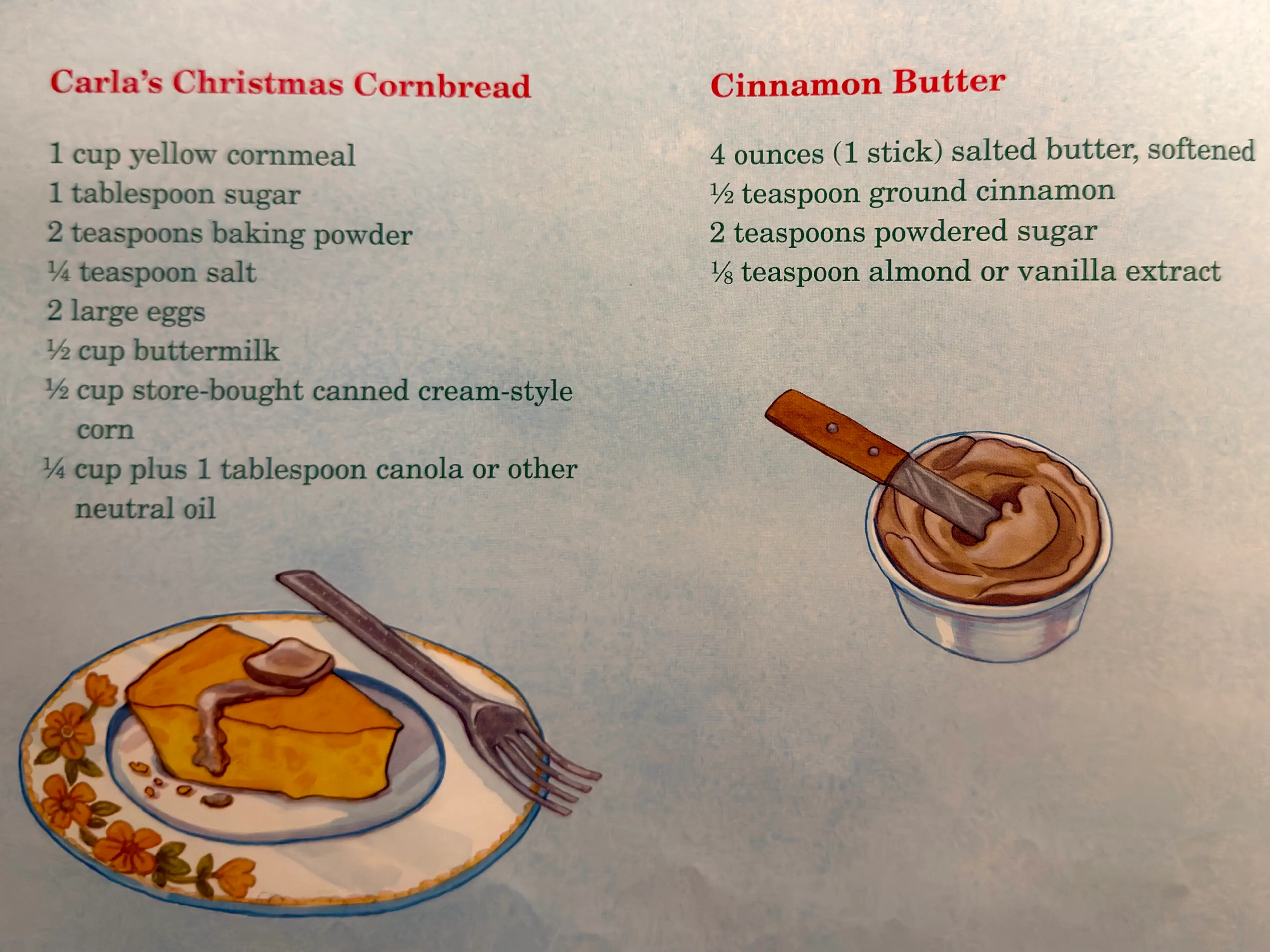Carla's Christmas Cornbread