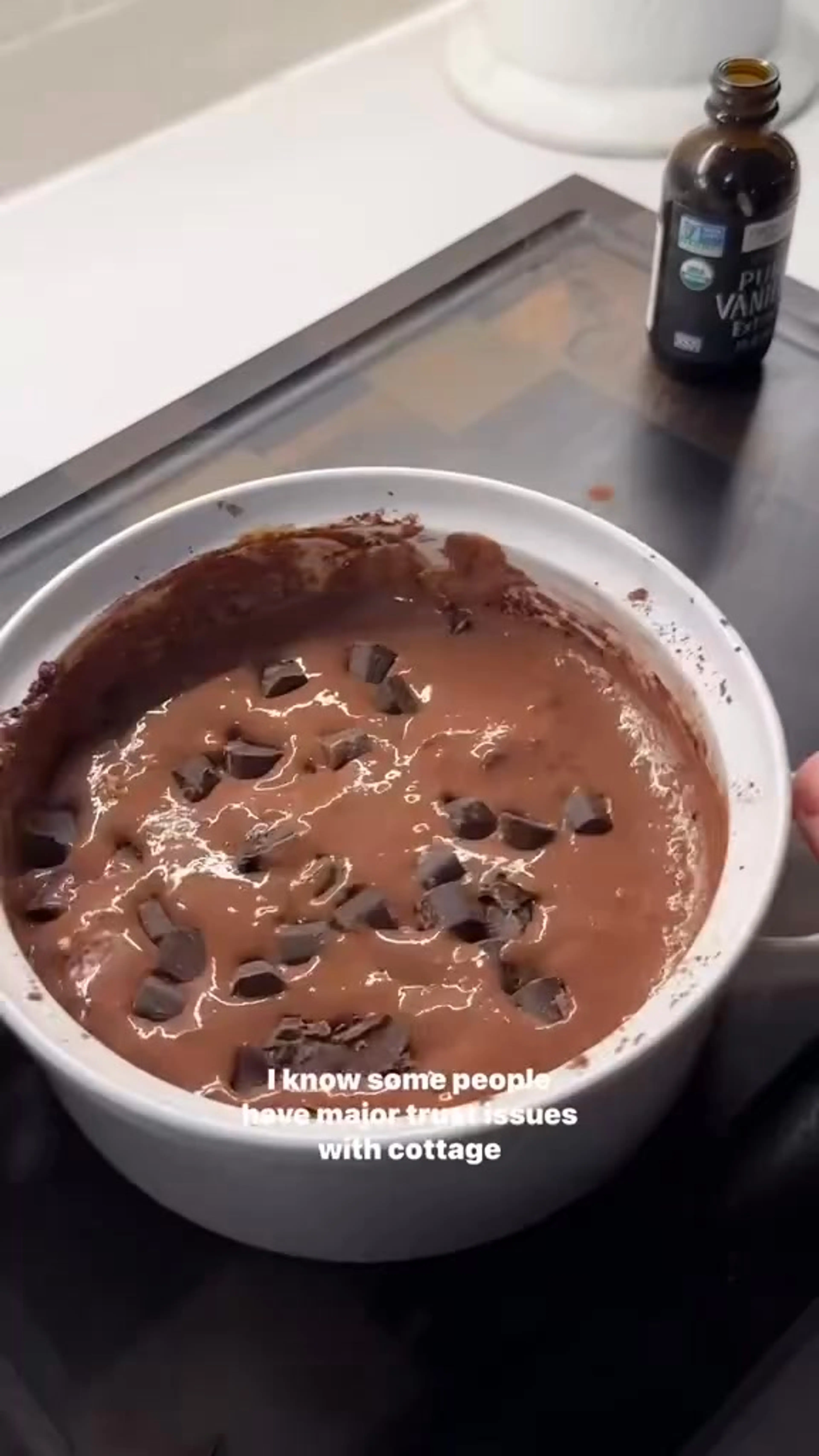 High Protein Chocolate PB Lava Cake