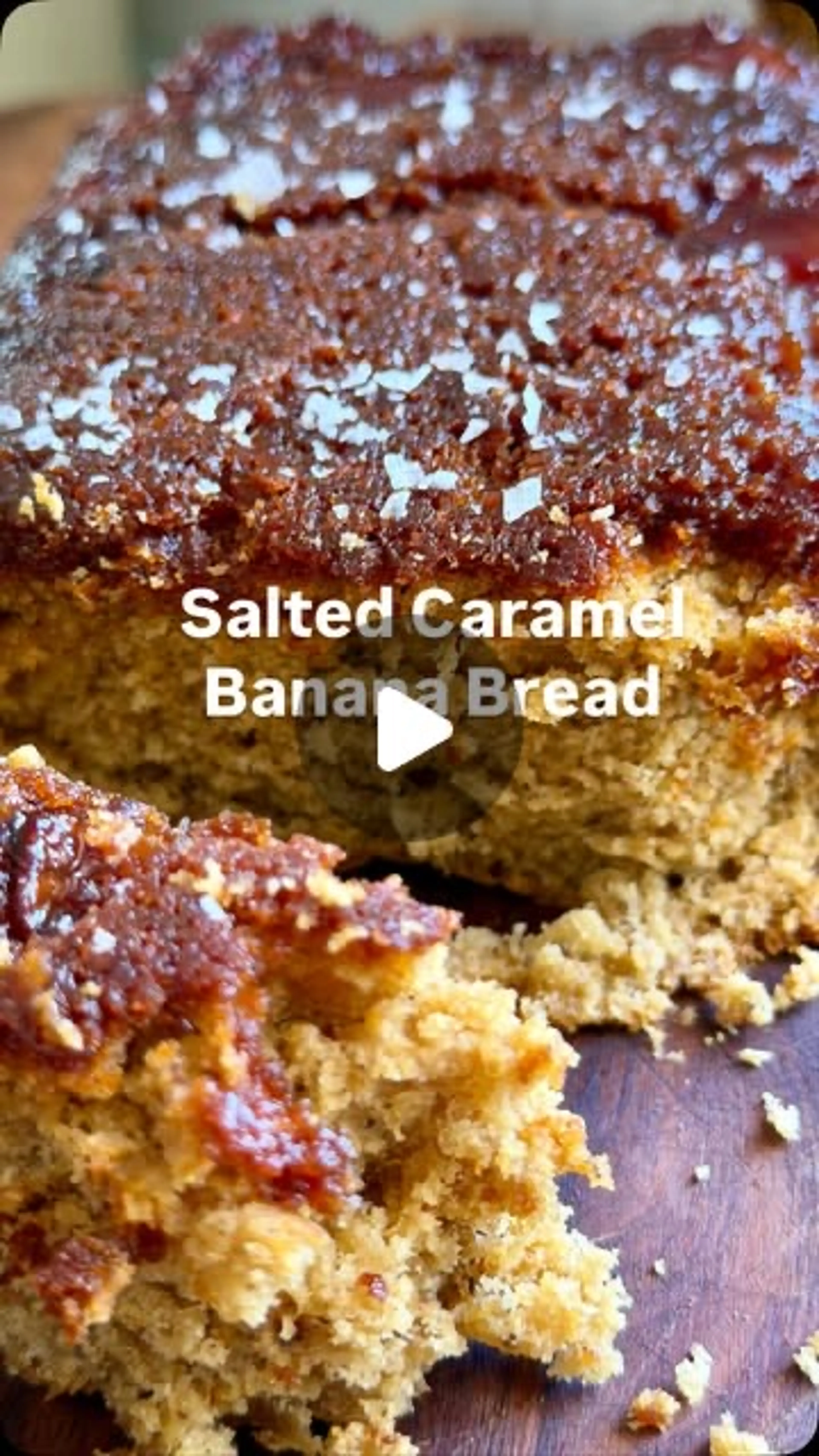 Salted Caramel Banana Bread