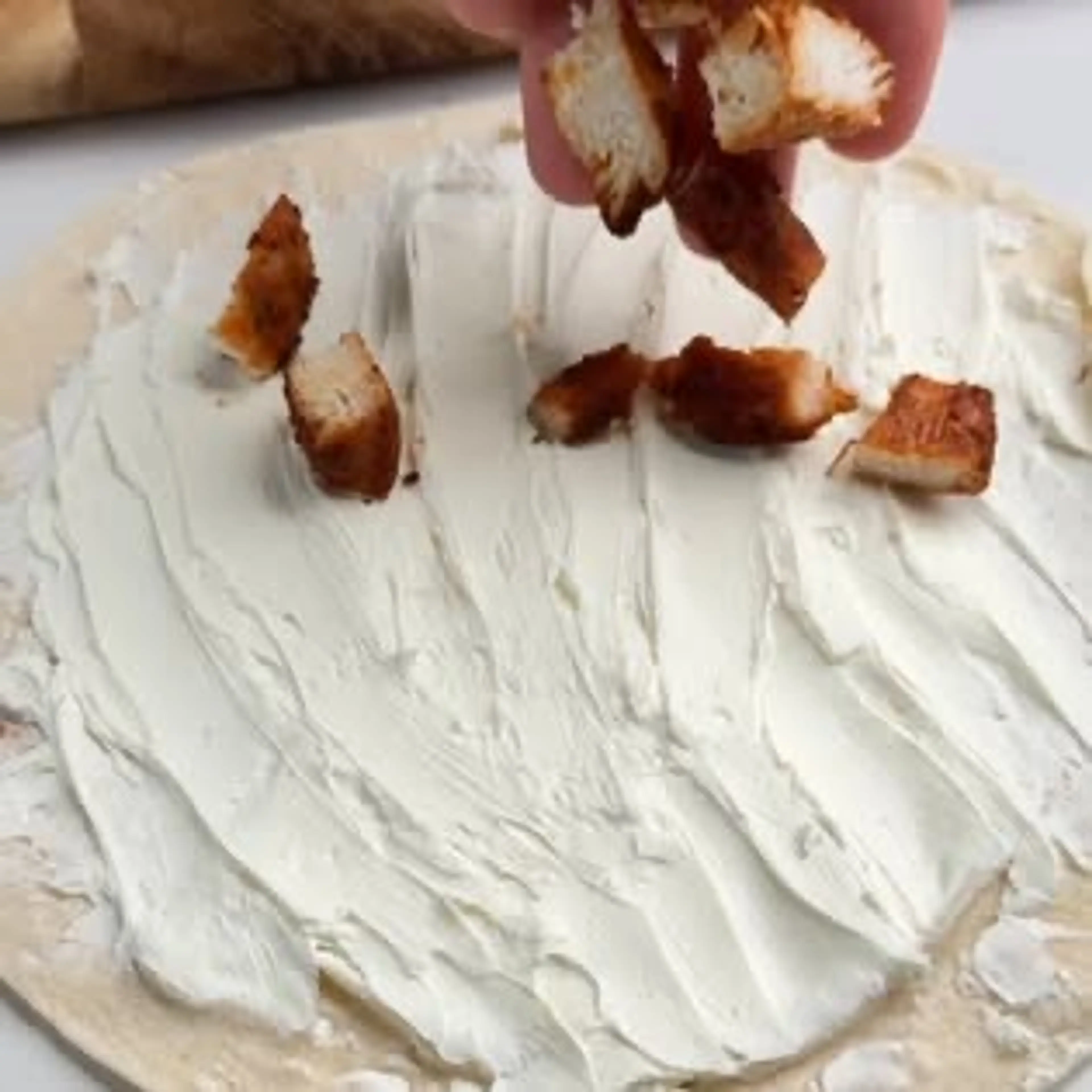 Chicken Alfredo Stuffed Quesadilla