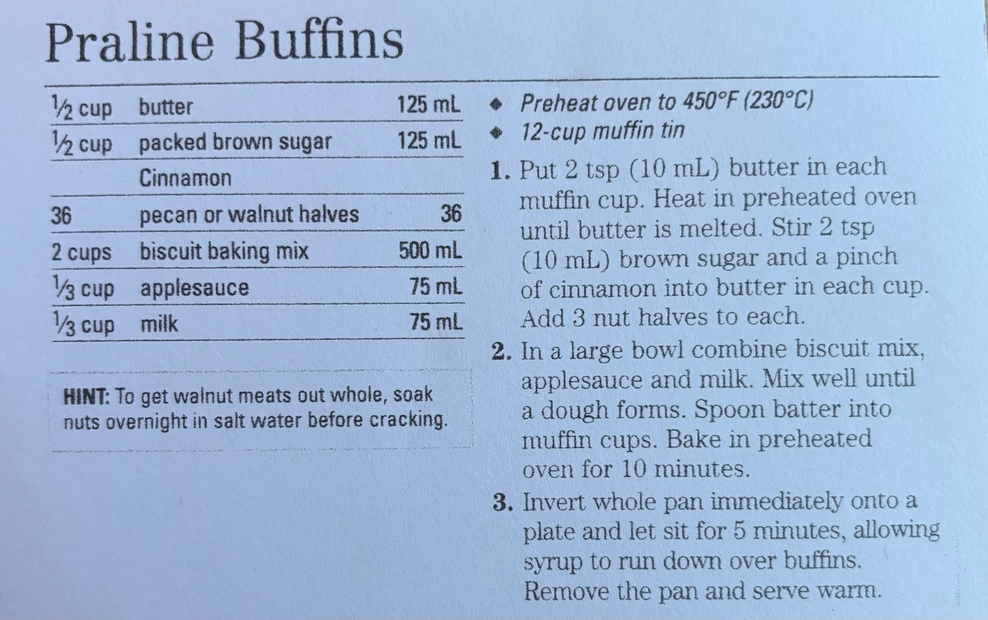 Praline Buffins