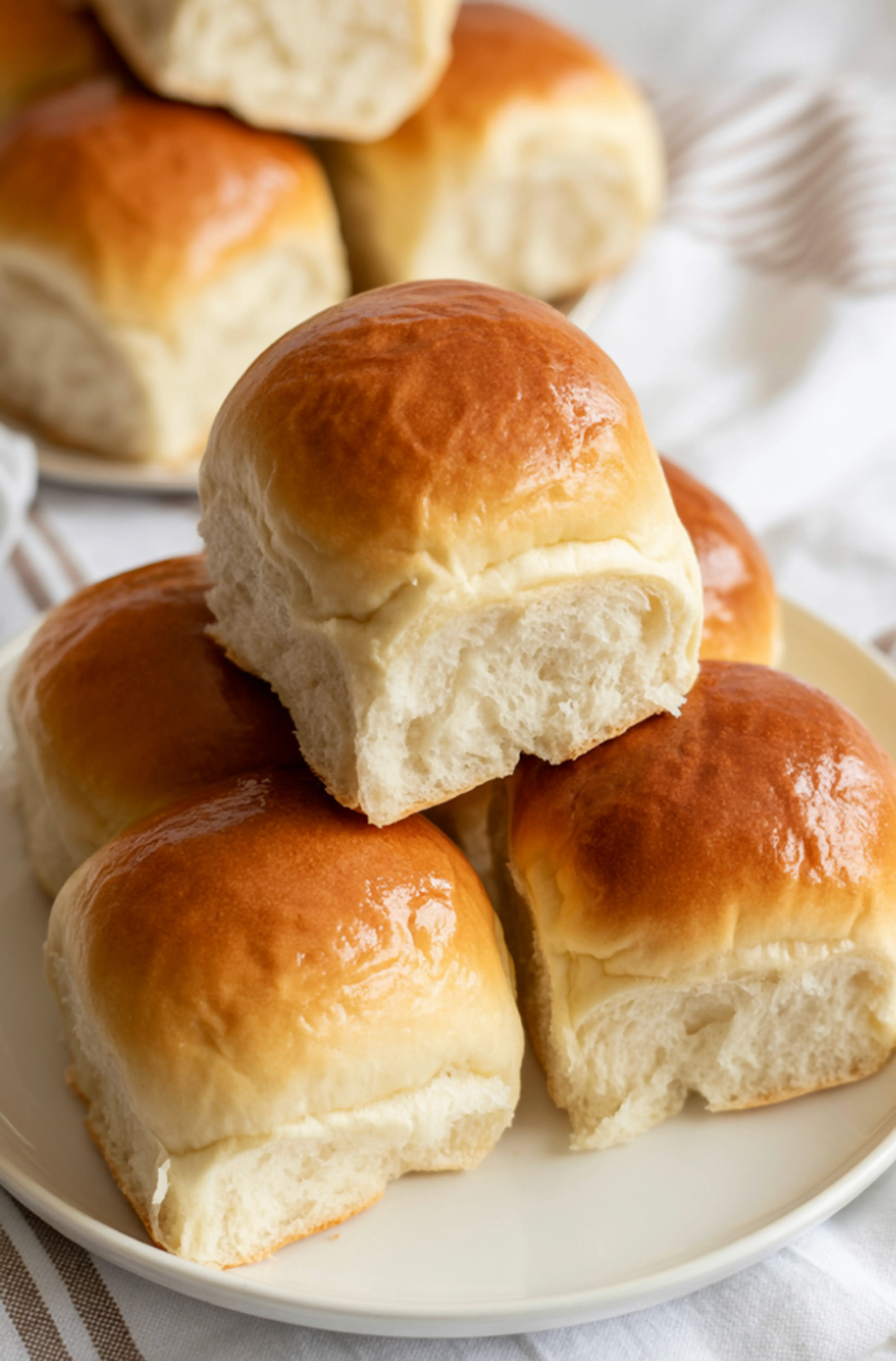 30 Minute Fluffy Dinner Rolls
