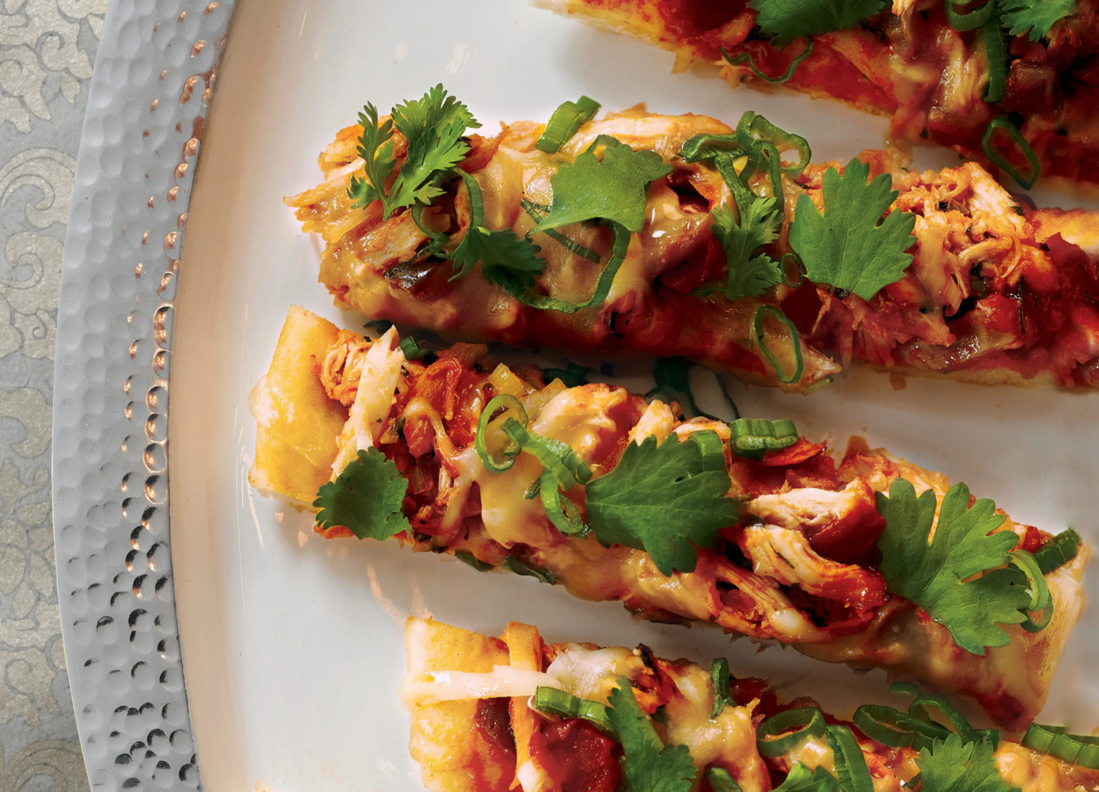 Roasted Tomato & Chipotle Chicken Flatbread
